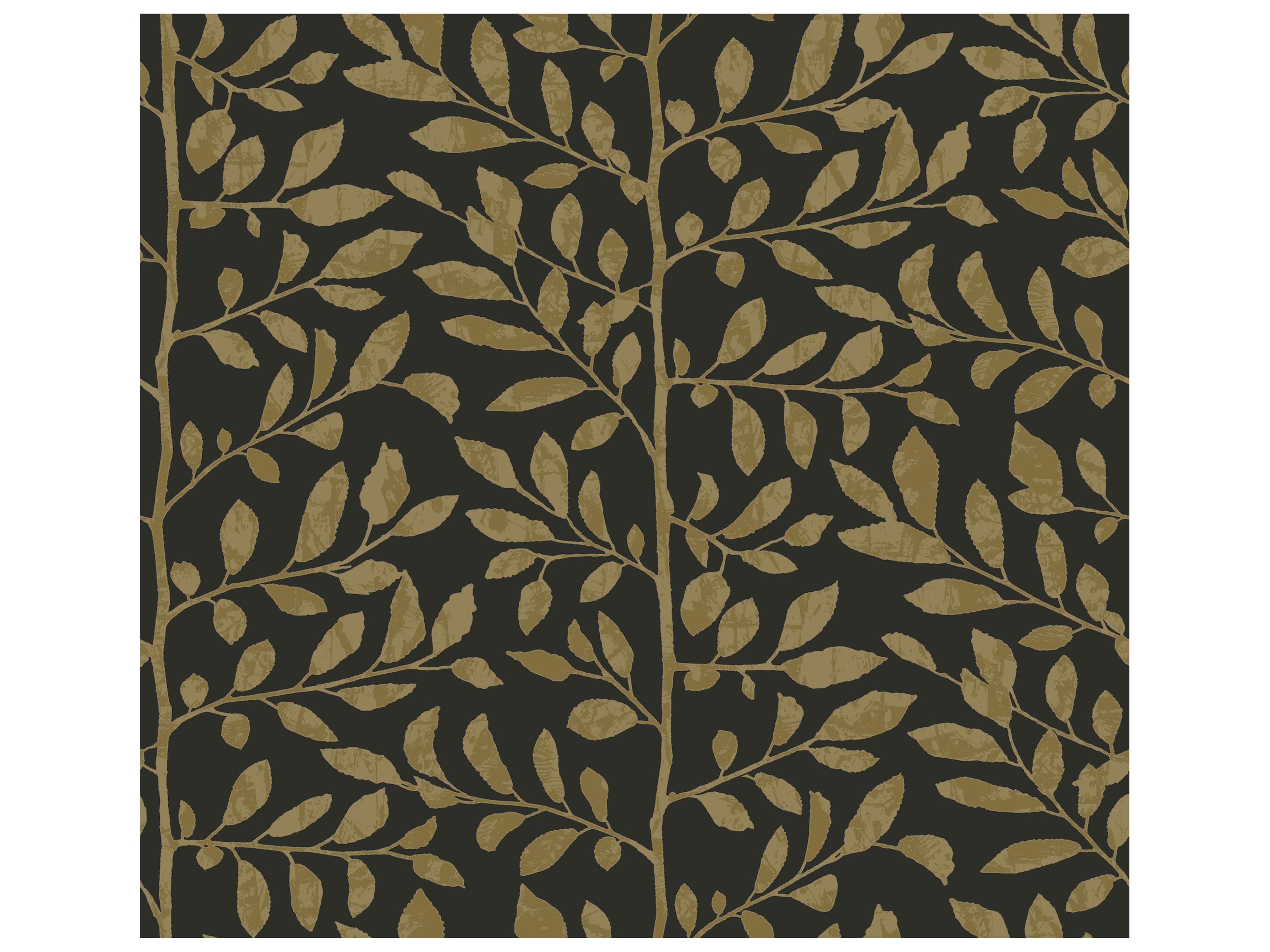 Drew & Jonathan Home Fifth Edition Black Sapling Wallpaper
