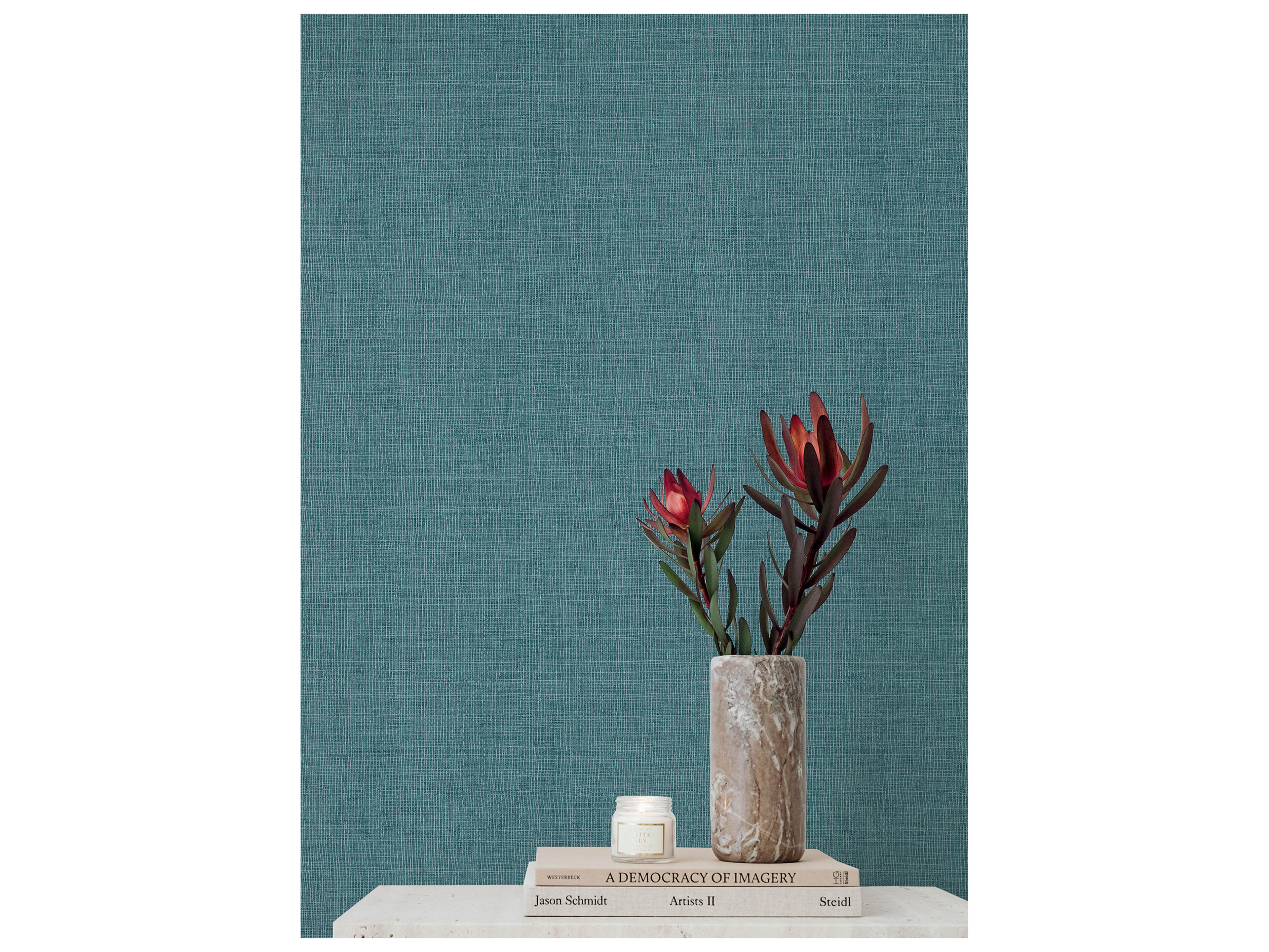 York Wallcoverings Portofino Turquoise Wallpaper