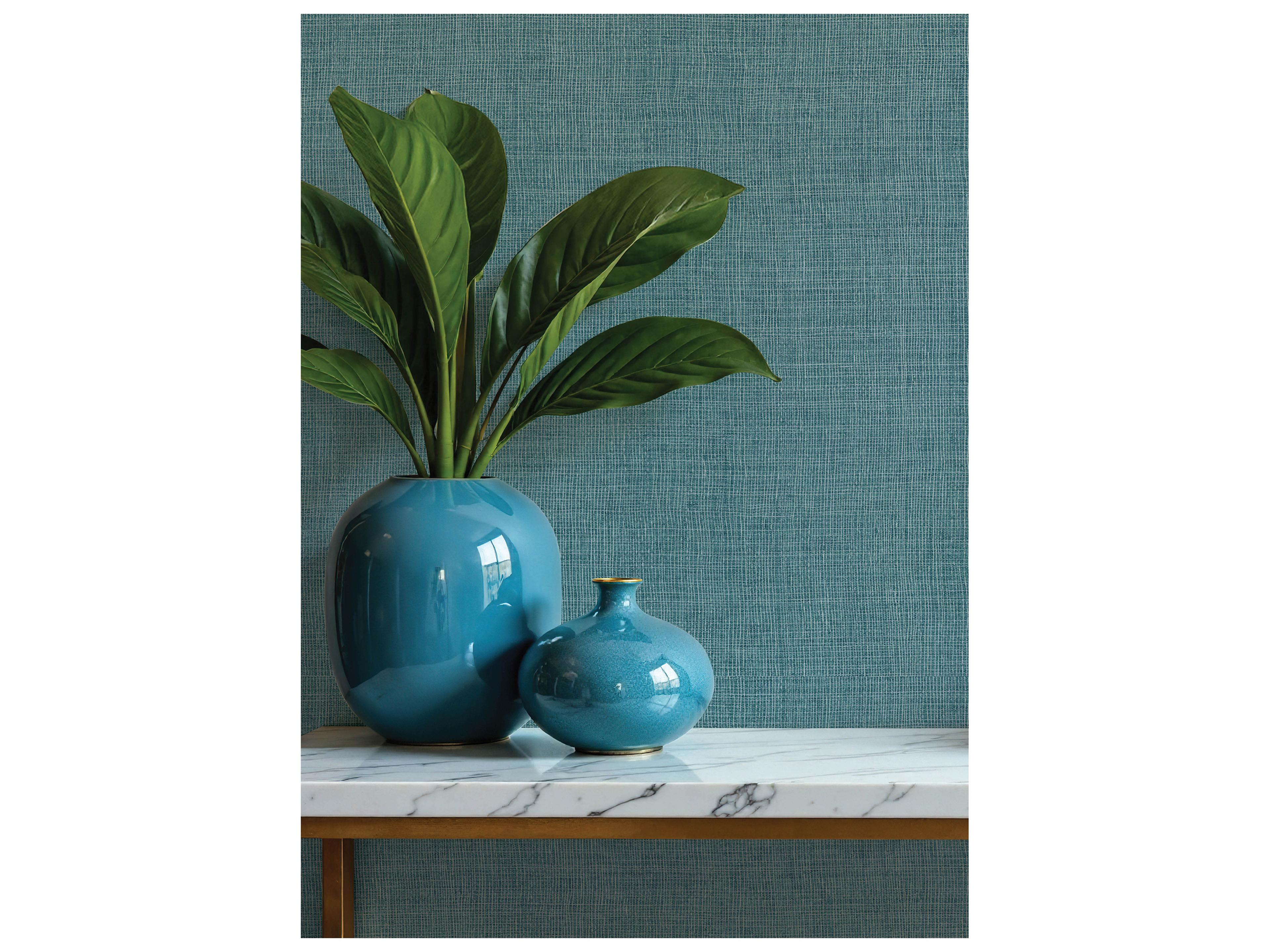 York Wallcoverings Portofino Turquoise Wallpaper
