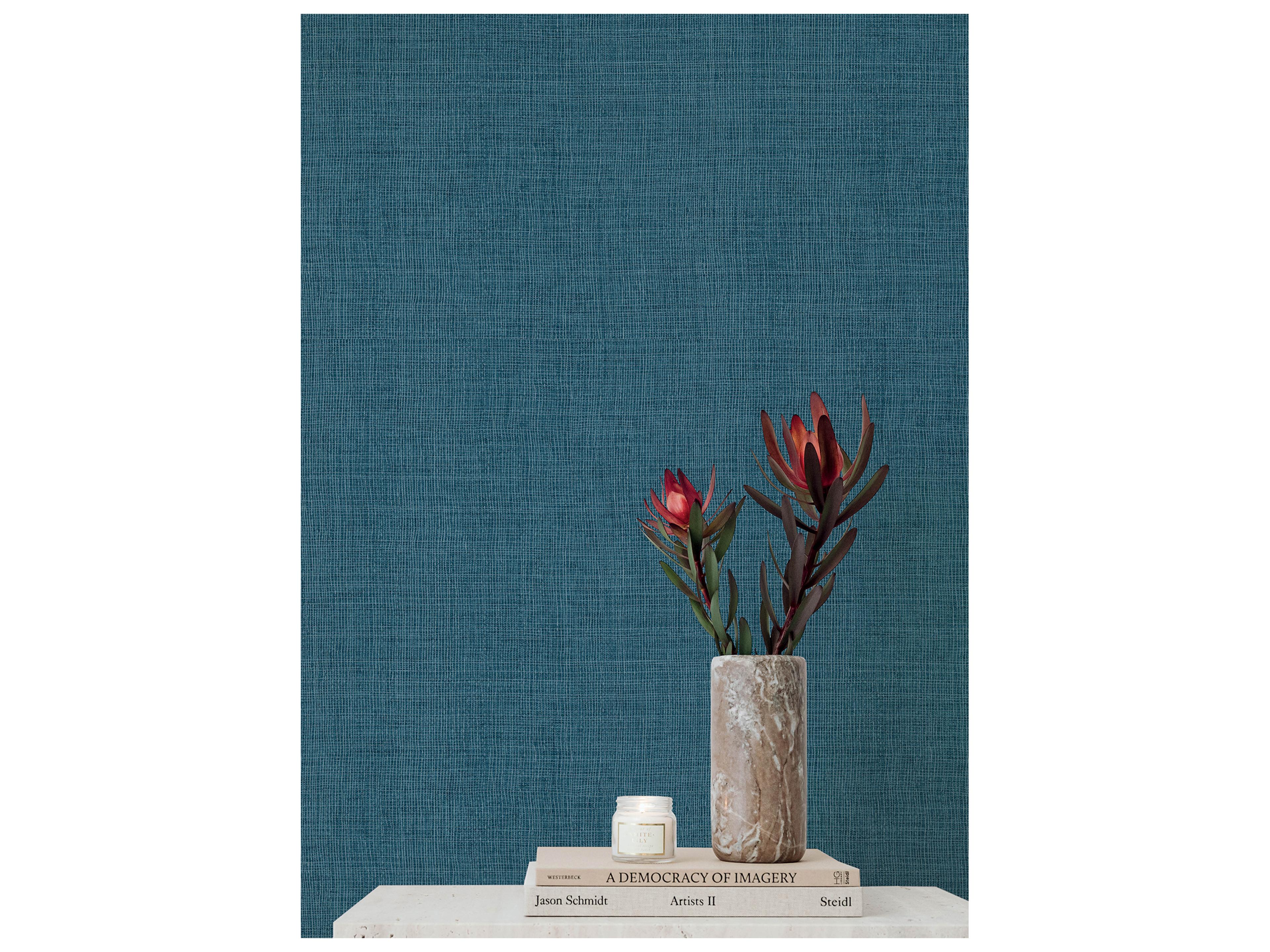 York Wallcoverings Portofino Dark Blue Wallpaper