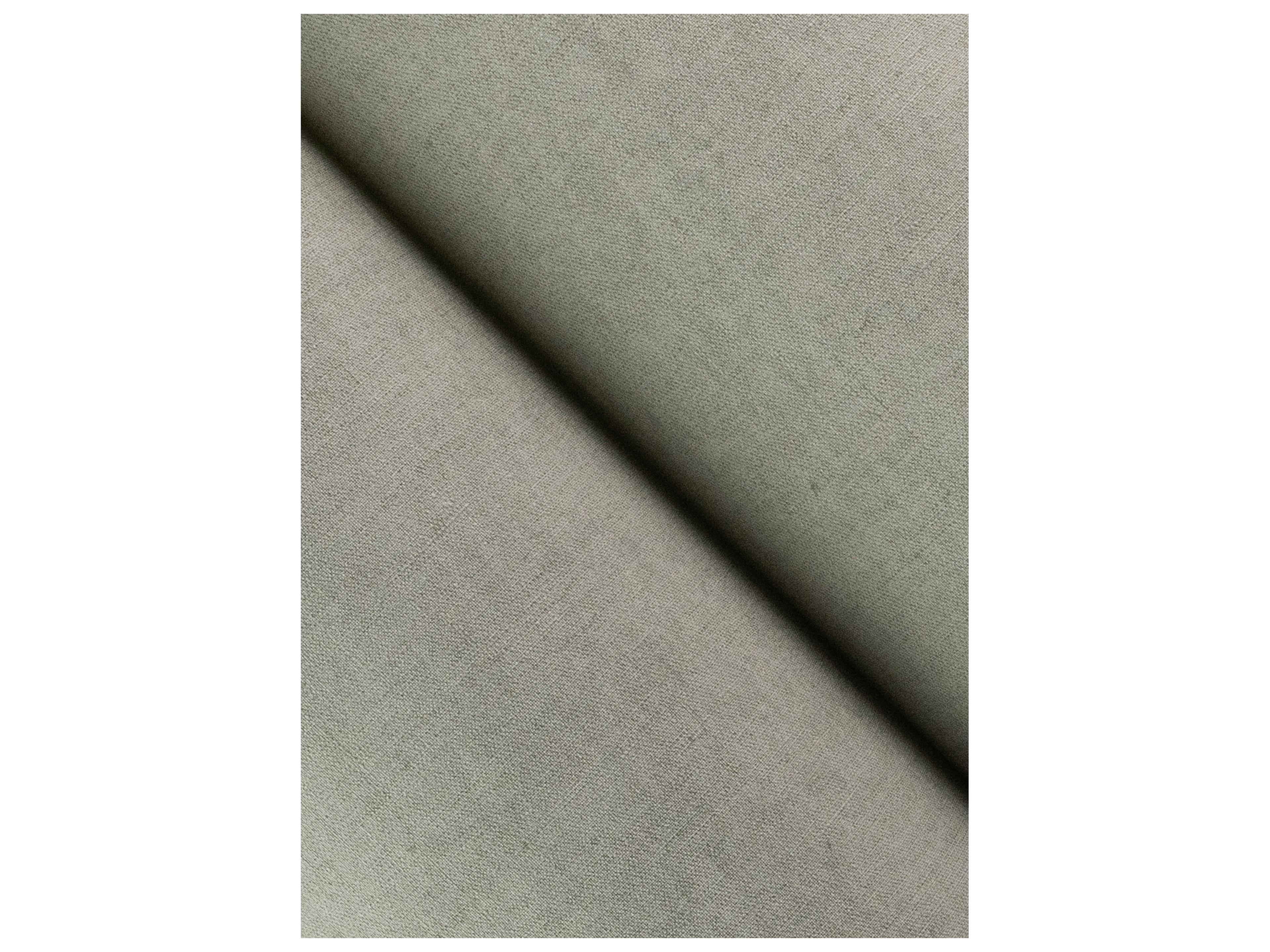 York Wallcoverings Portofino Grey Faux Linen Wallpaper