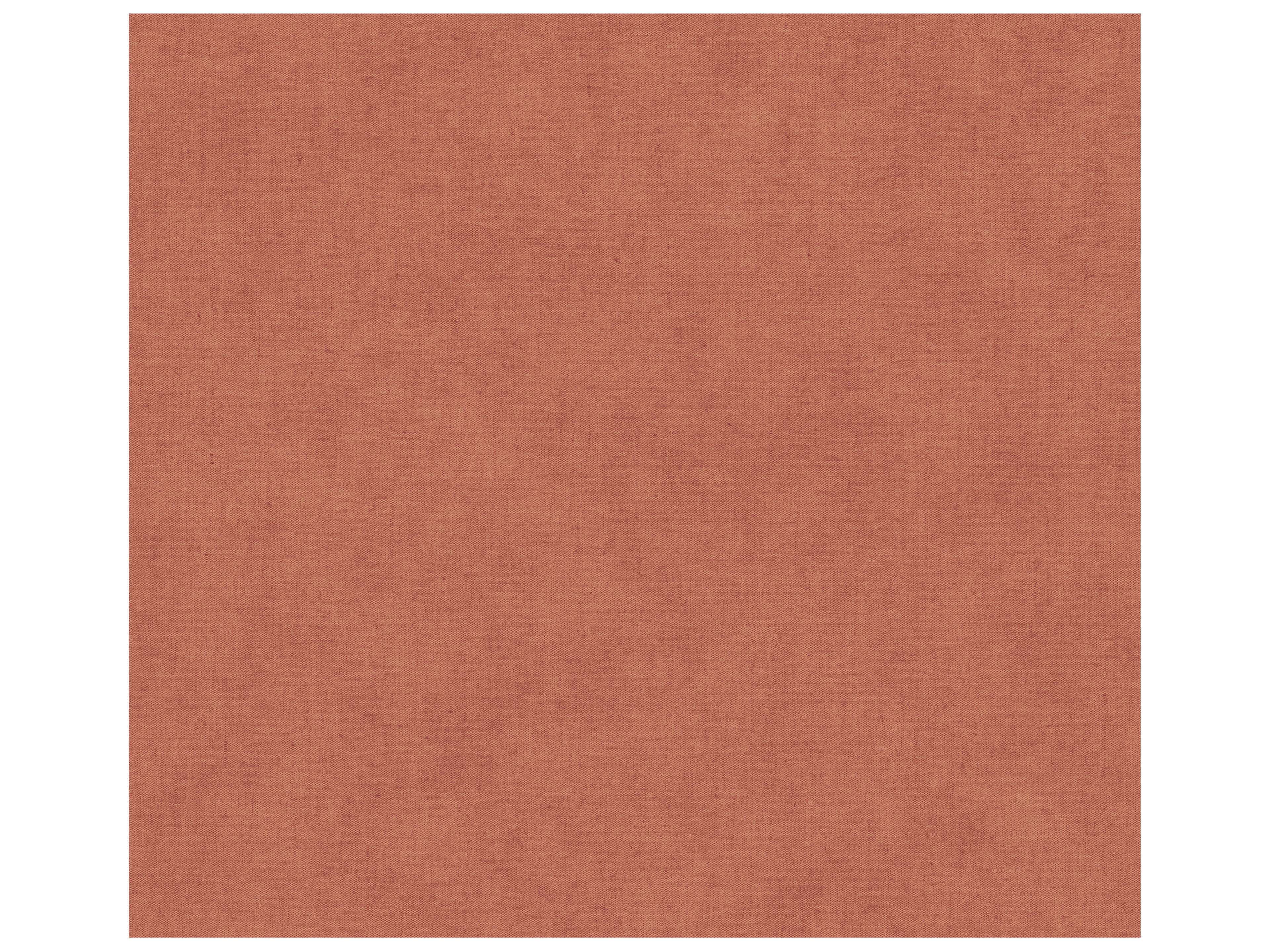 Portofino Rust Faux Linen Wallpaper