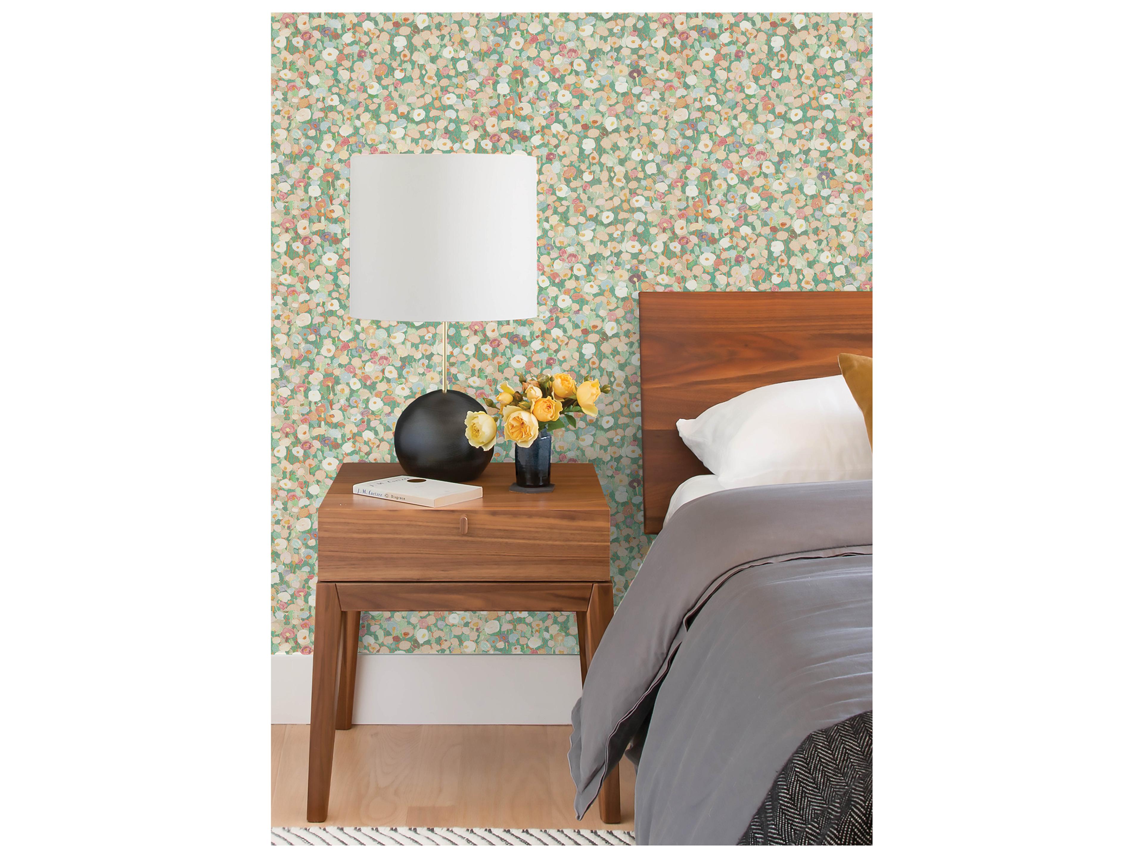 York Wallcoverings Portofino Pastel Petite Floral Wallpaper