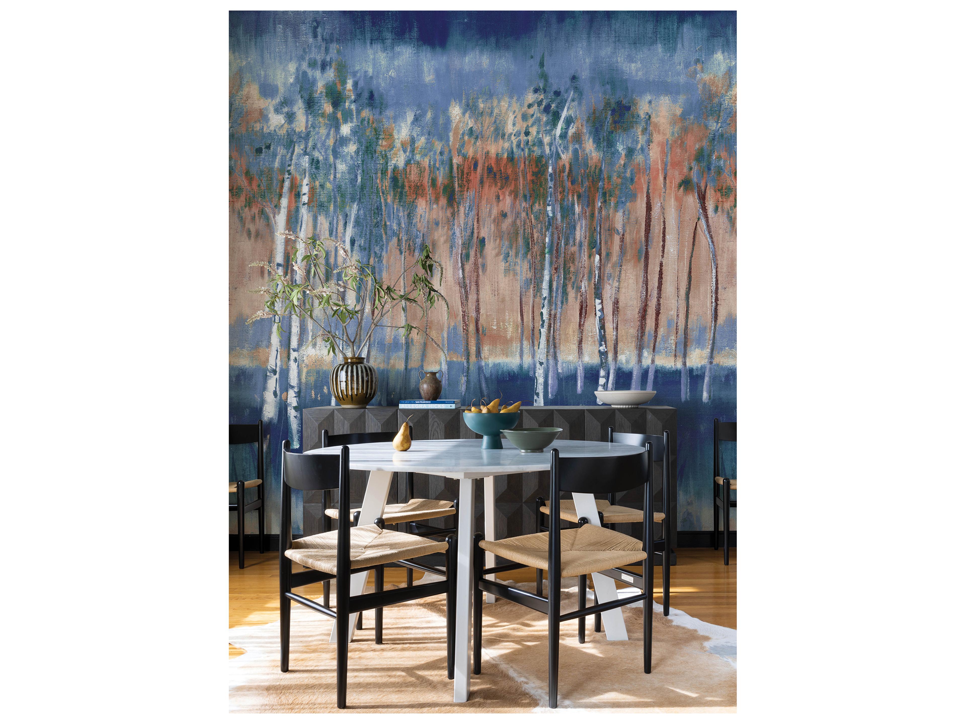 York Wallcoverings Portofino Dark Blue Wall Mural