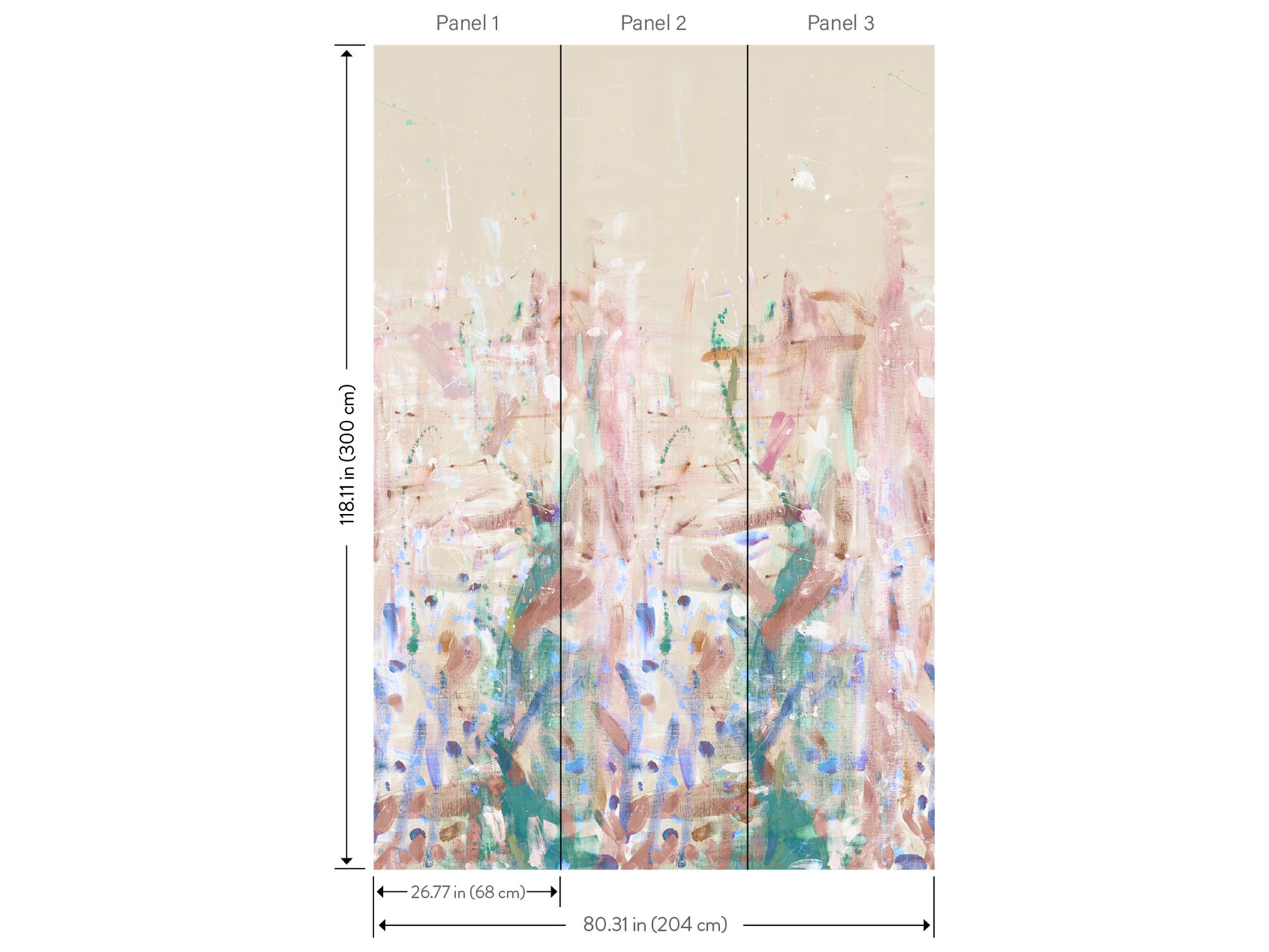 York Wallcoverings Portofino Pastel Wall Mural