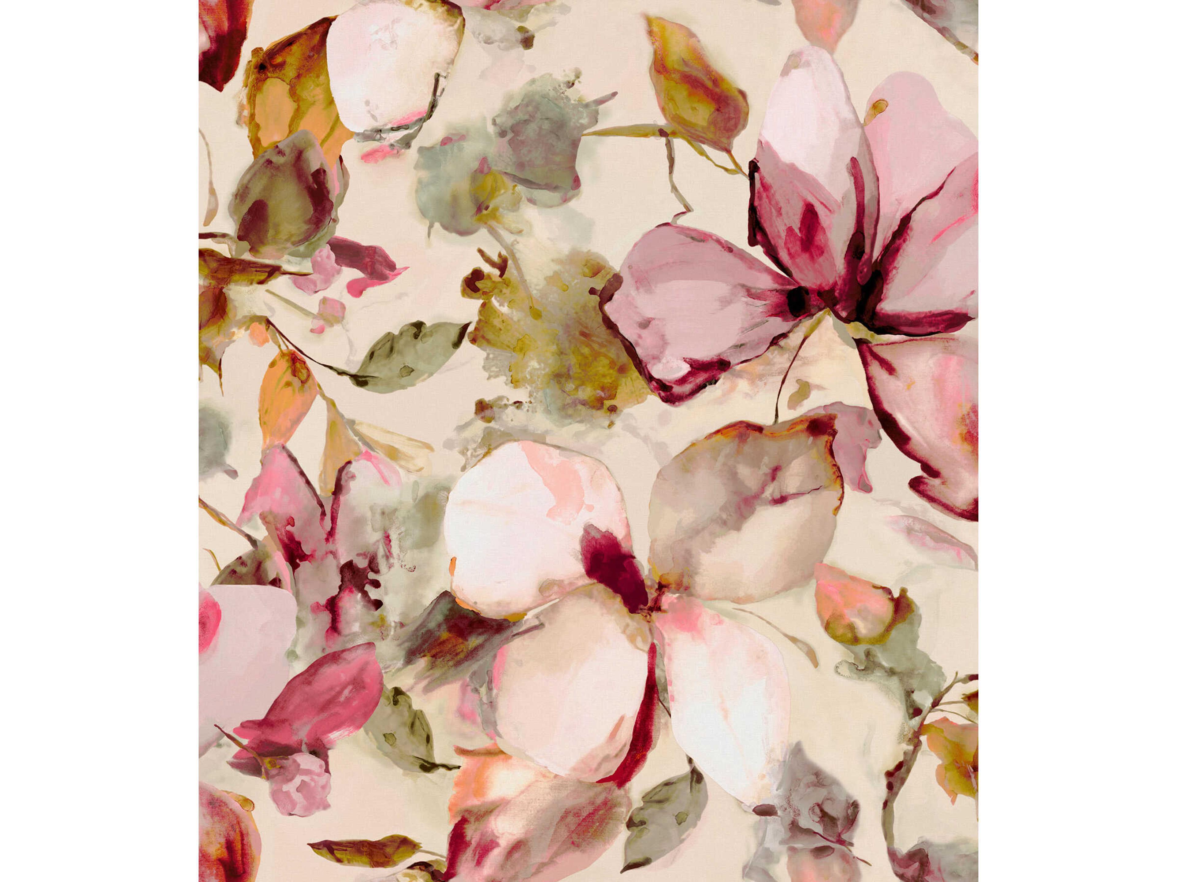 Florian Pink Wall Mural