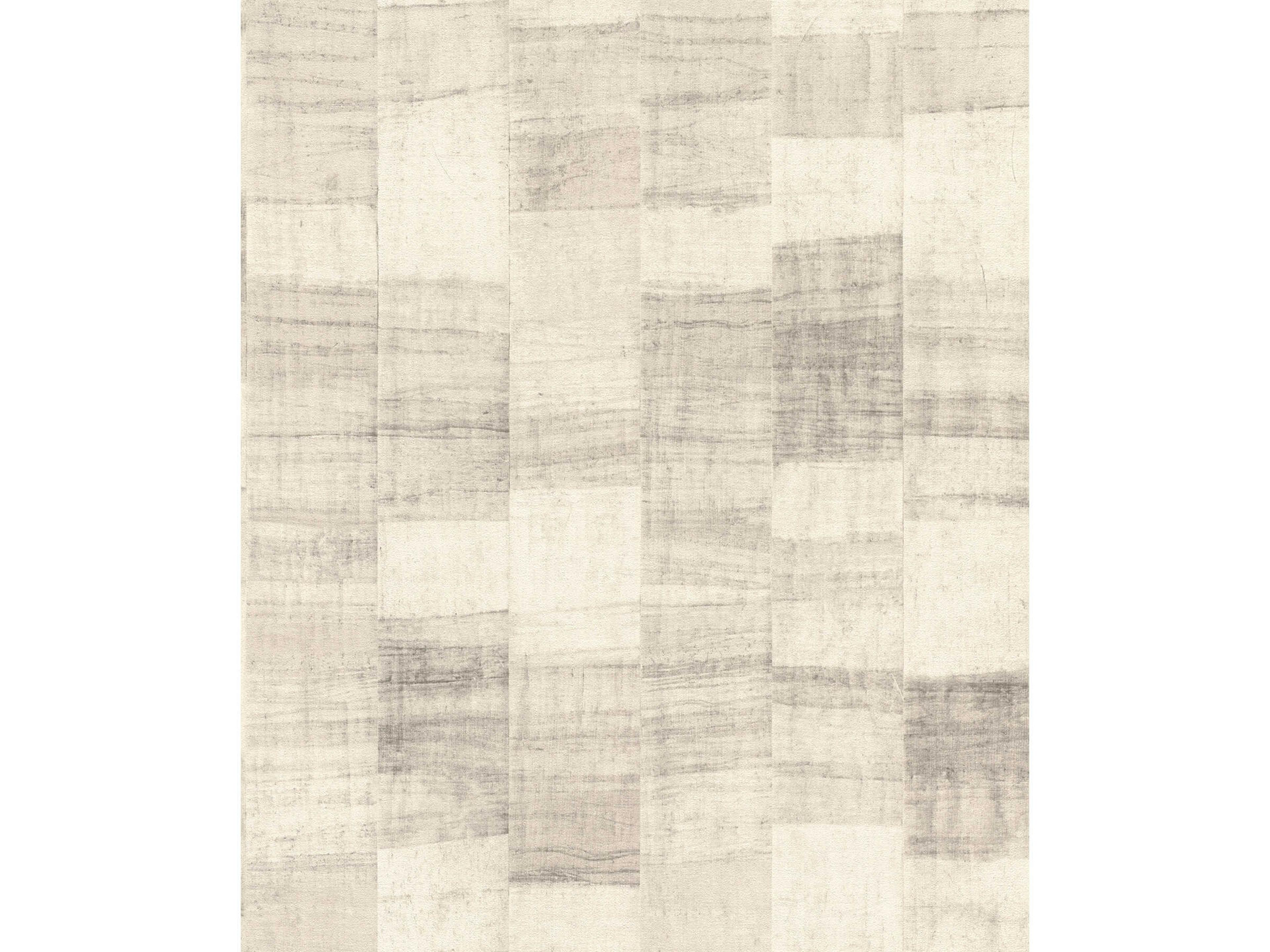 Ivo Grey Block Stripe Wallpaper