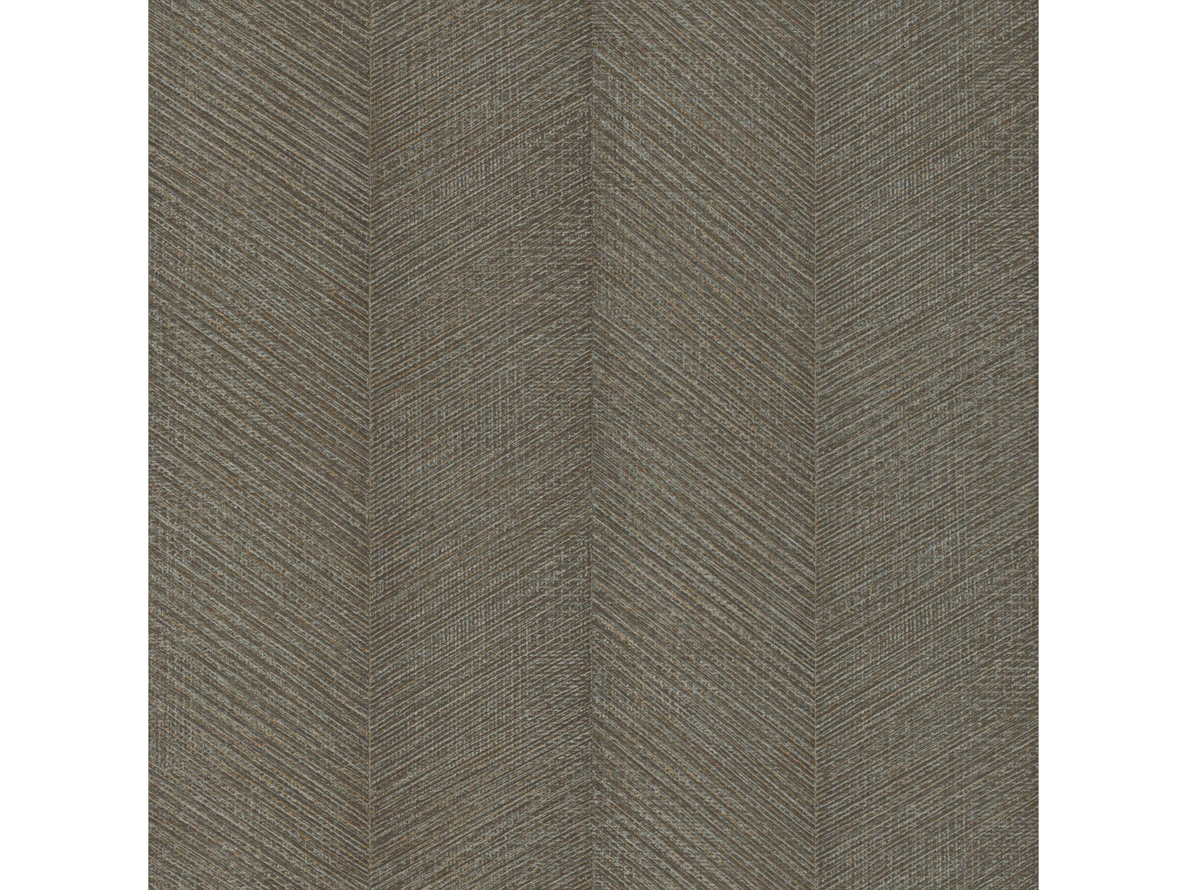 Ione Evergreen Textured Chevron Wallpaper