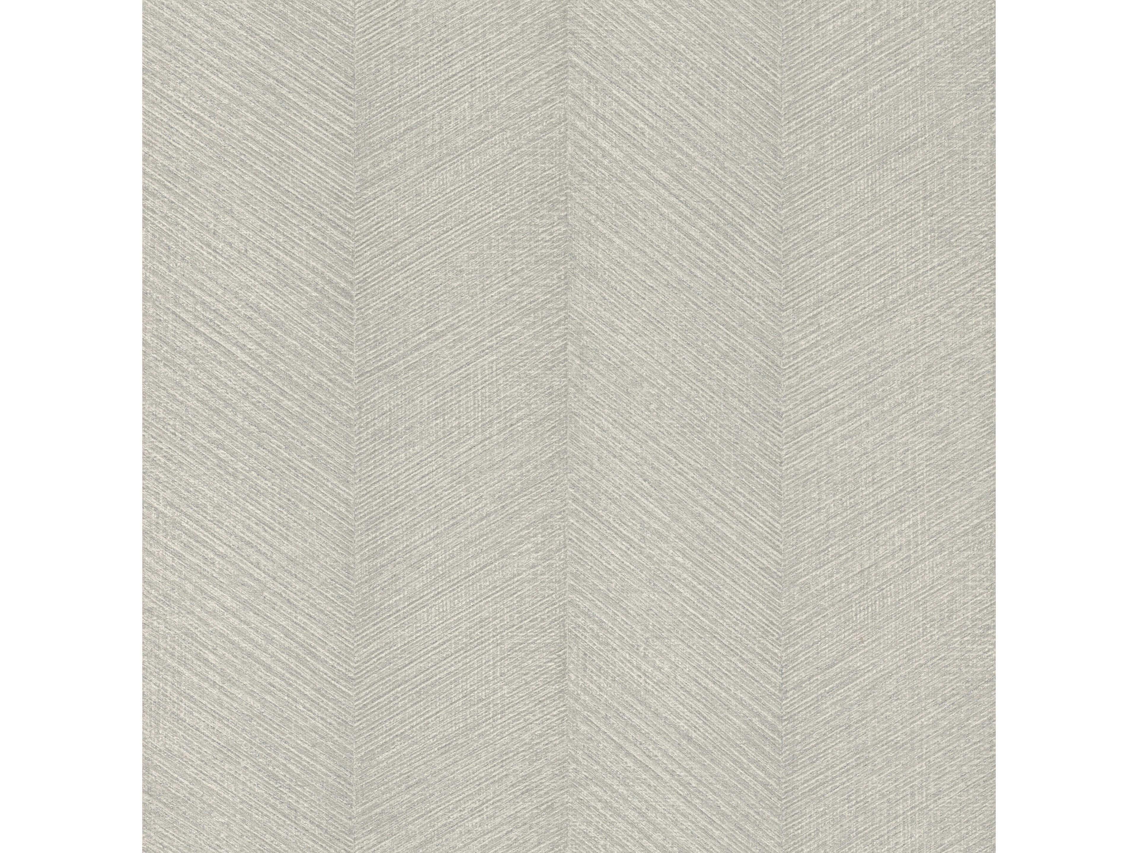 Ione Grey Textured Chevron Wallpaper
