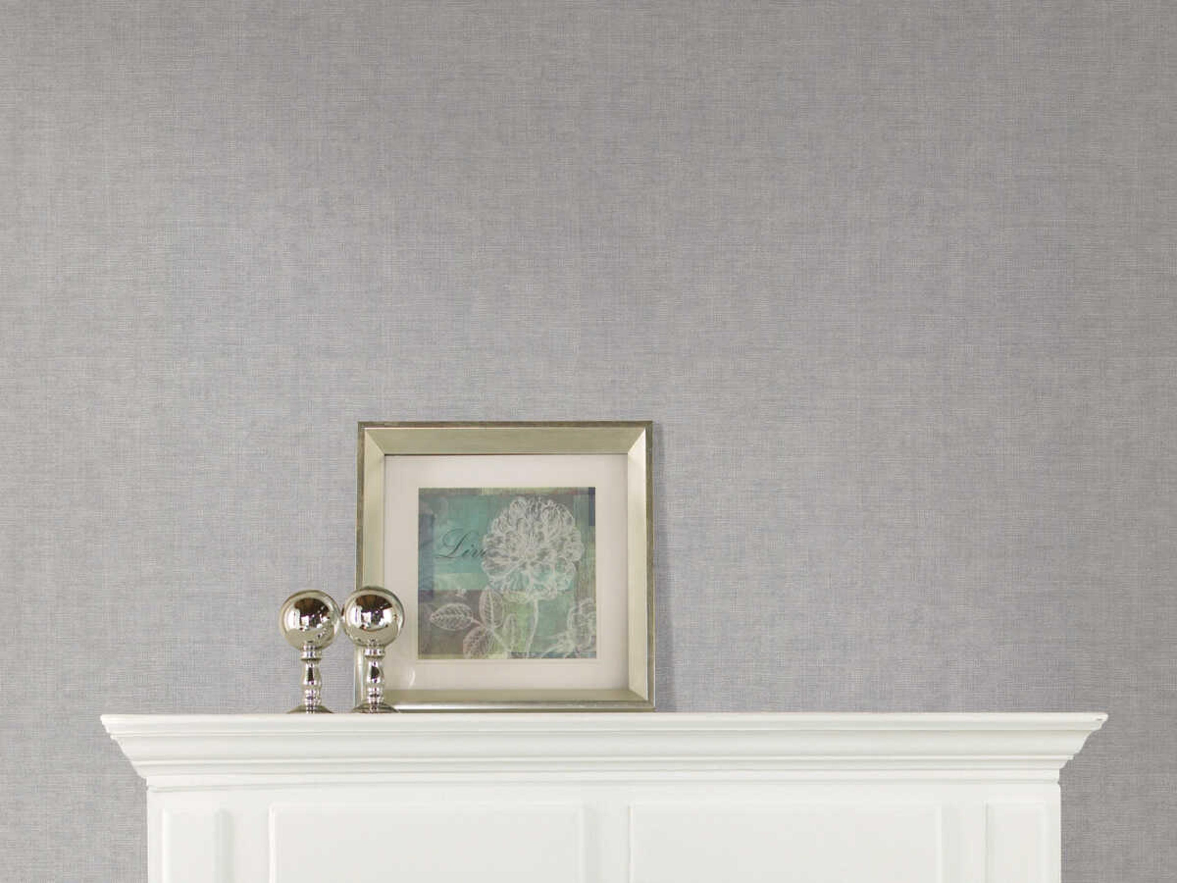 Signature Textures Grey Wire Mesh Wallpaper