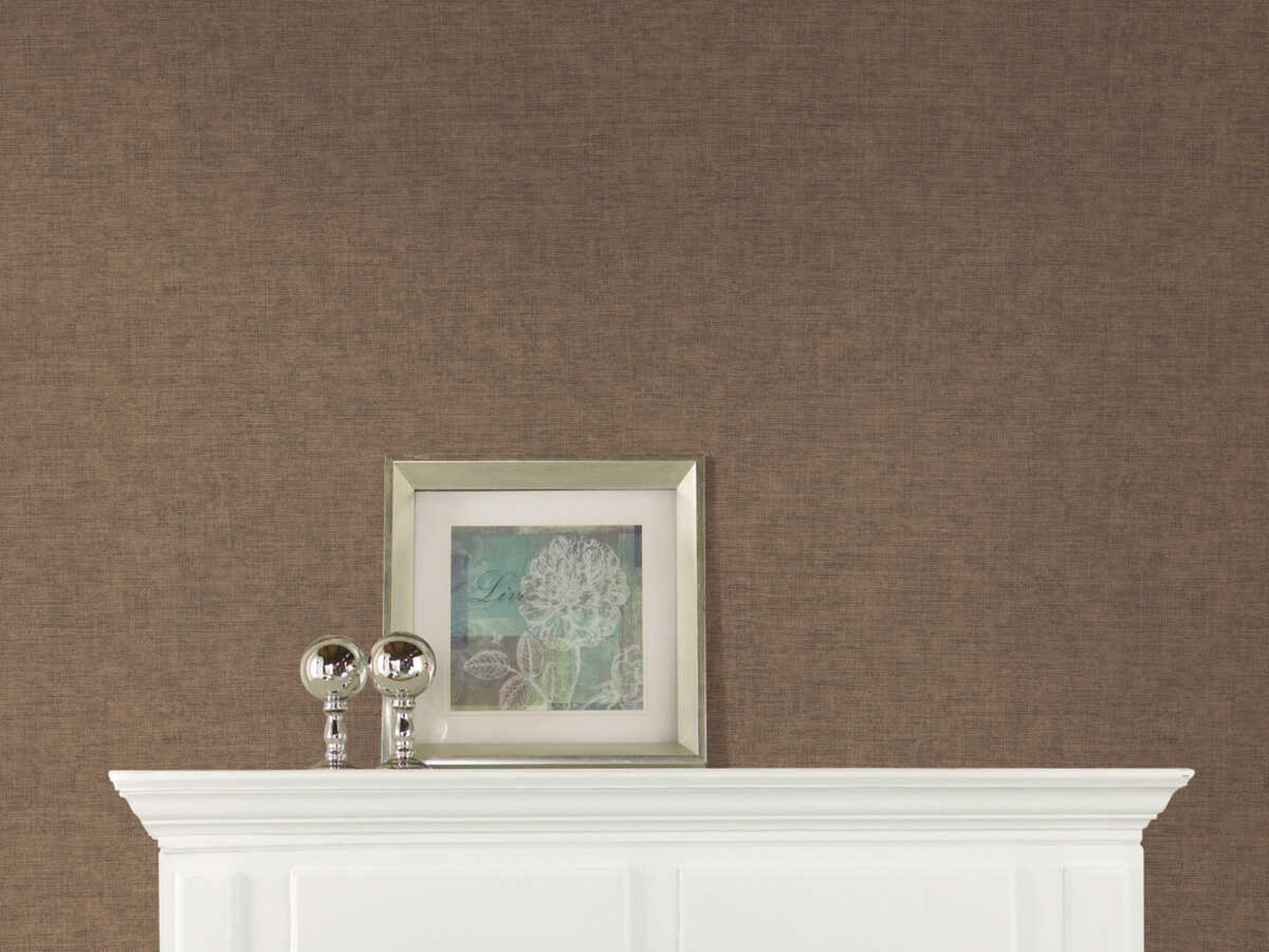 Signature Textures Brown Wire Mesh Wallpaper