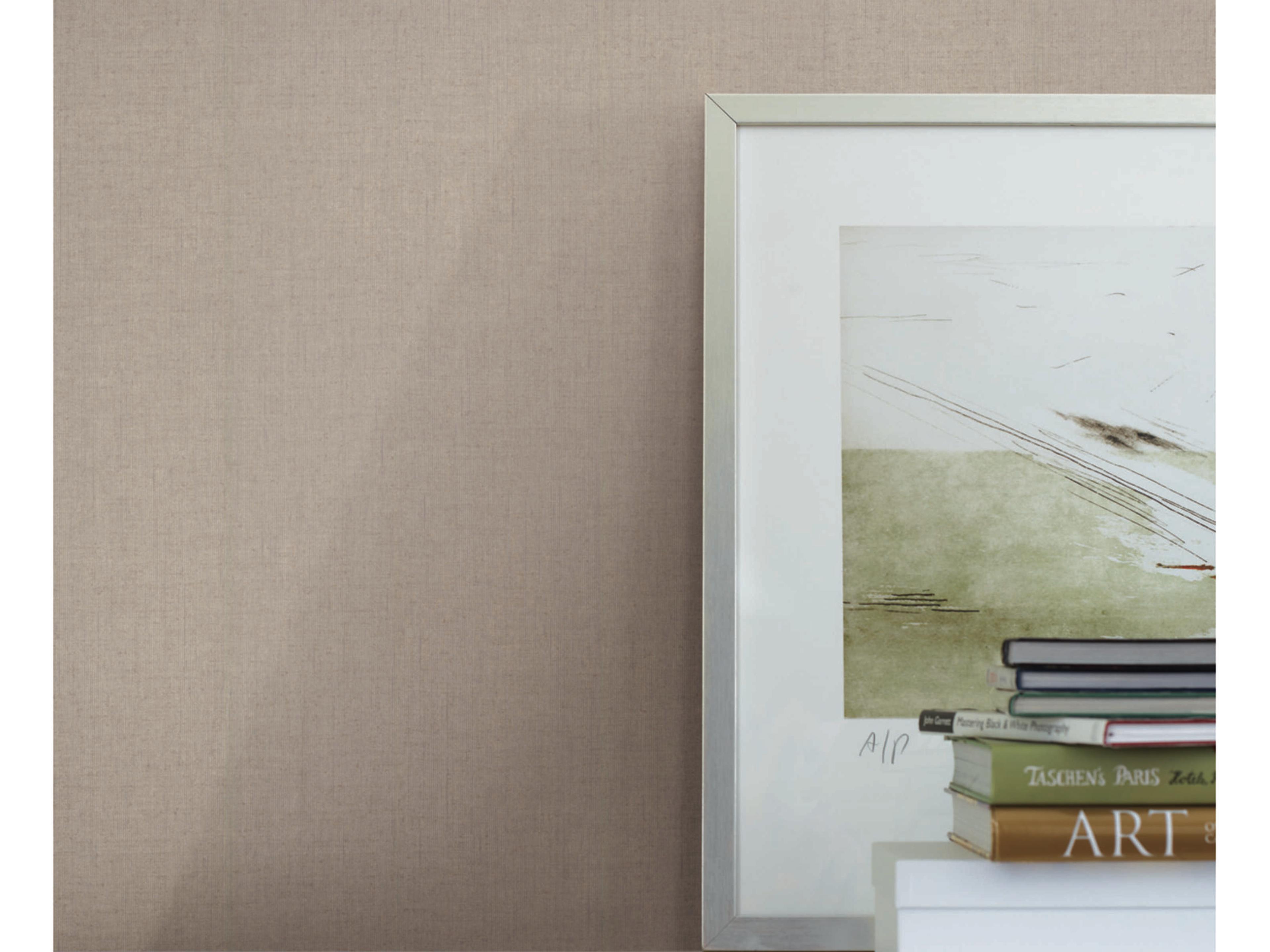 York Wallcoverings Ronald Redding Traveler Cream Diplomacy Weave Wallpaper