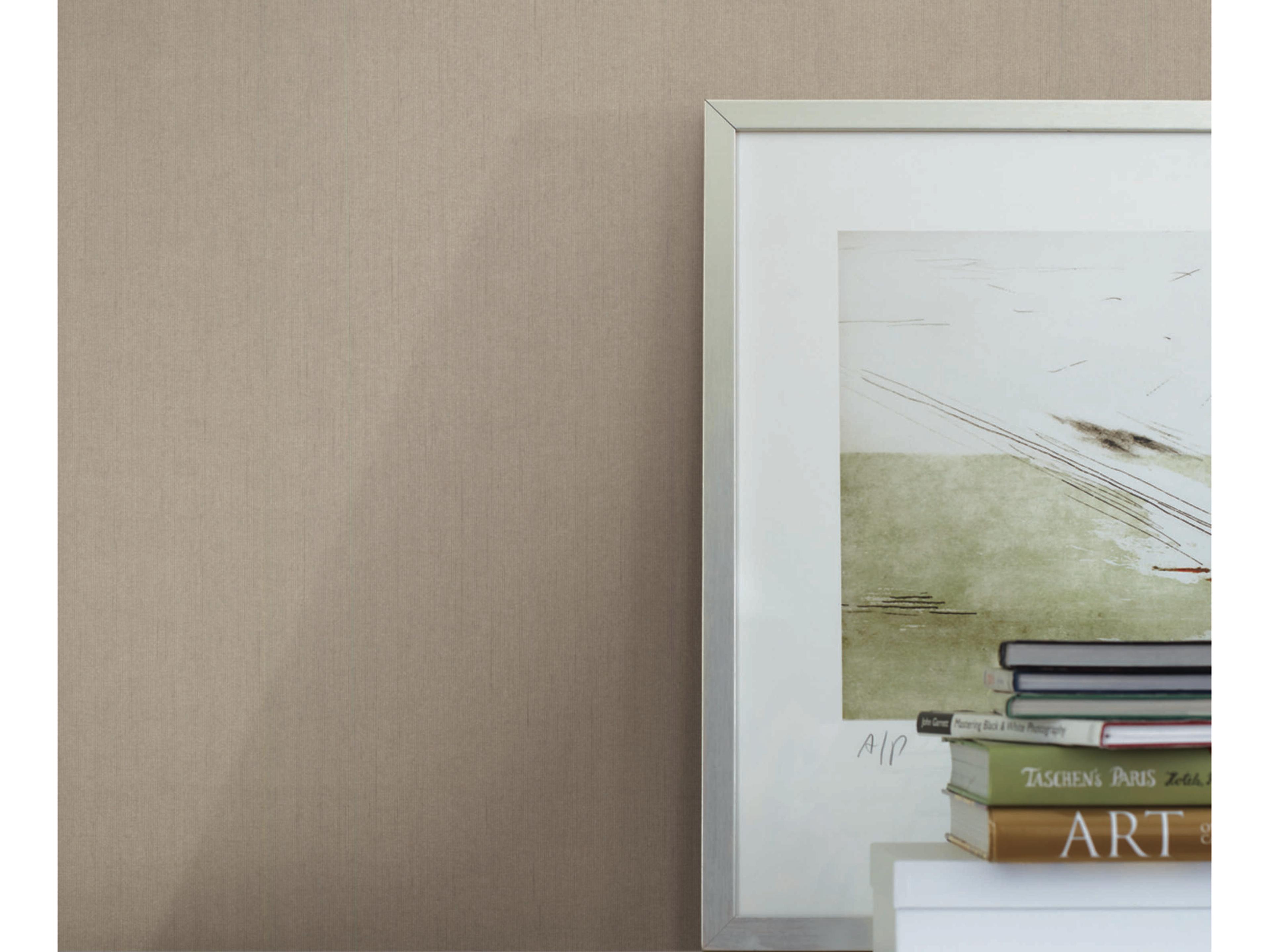 York Wallcoverings Ronald Redding Traveler Cream Diplomacy Weave Wallpaper