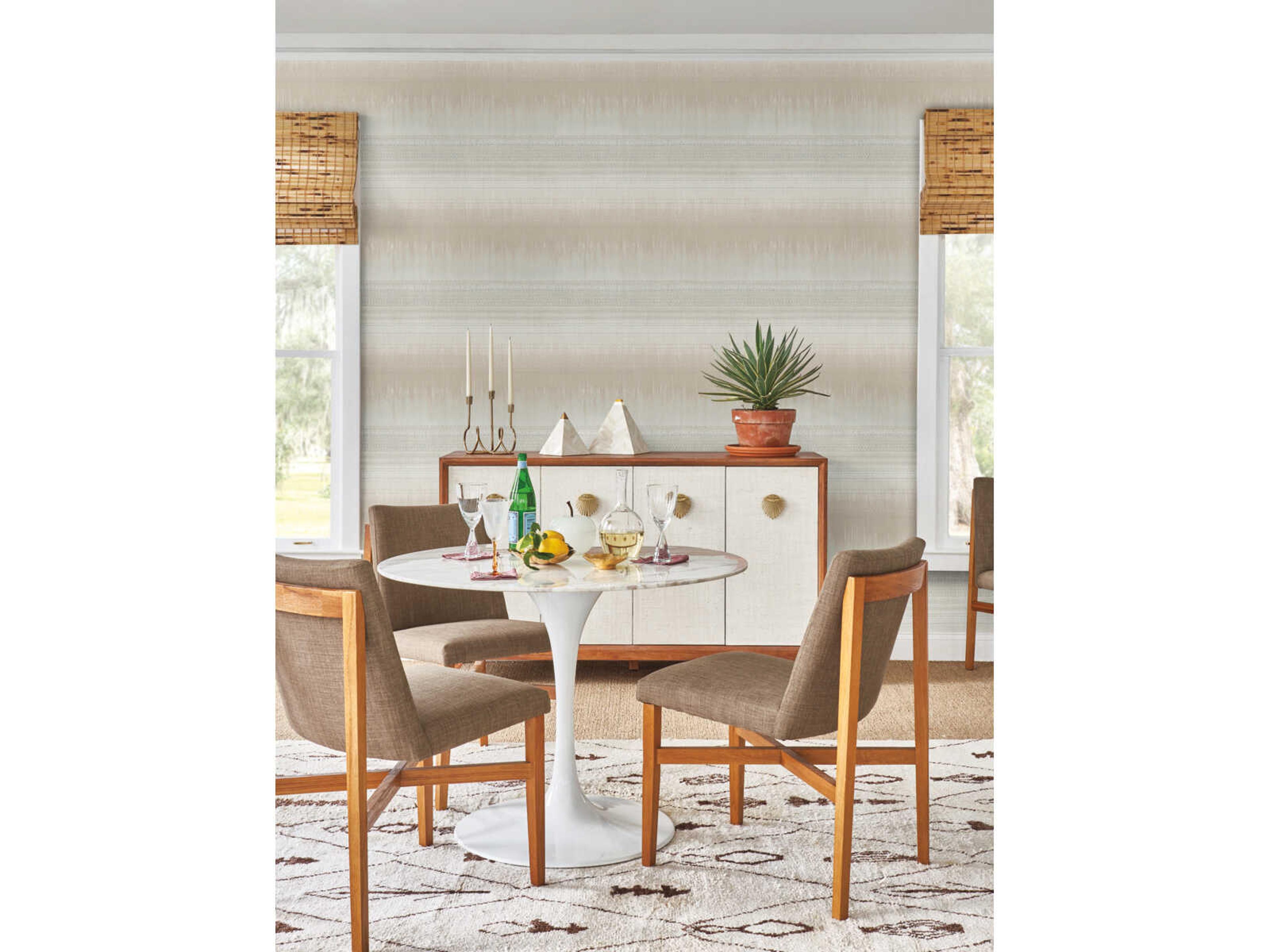York Wallcoverings Antonina Vella Boho Luxe Beige Desert Textile Wallpaper
