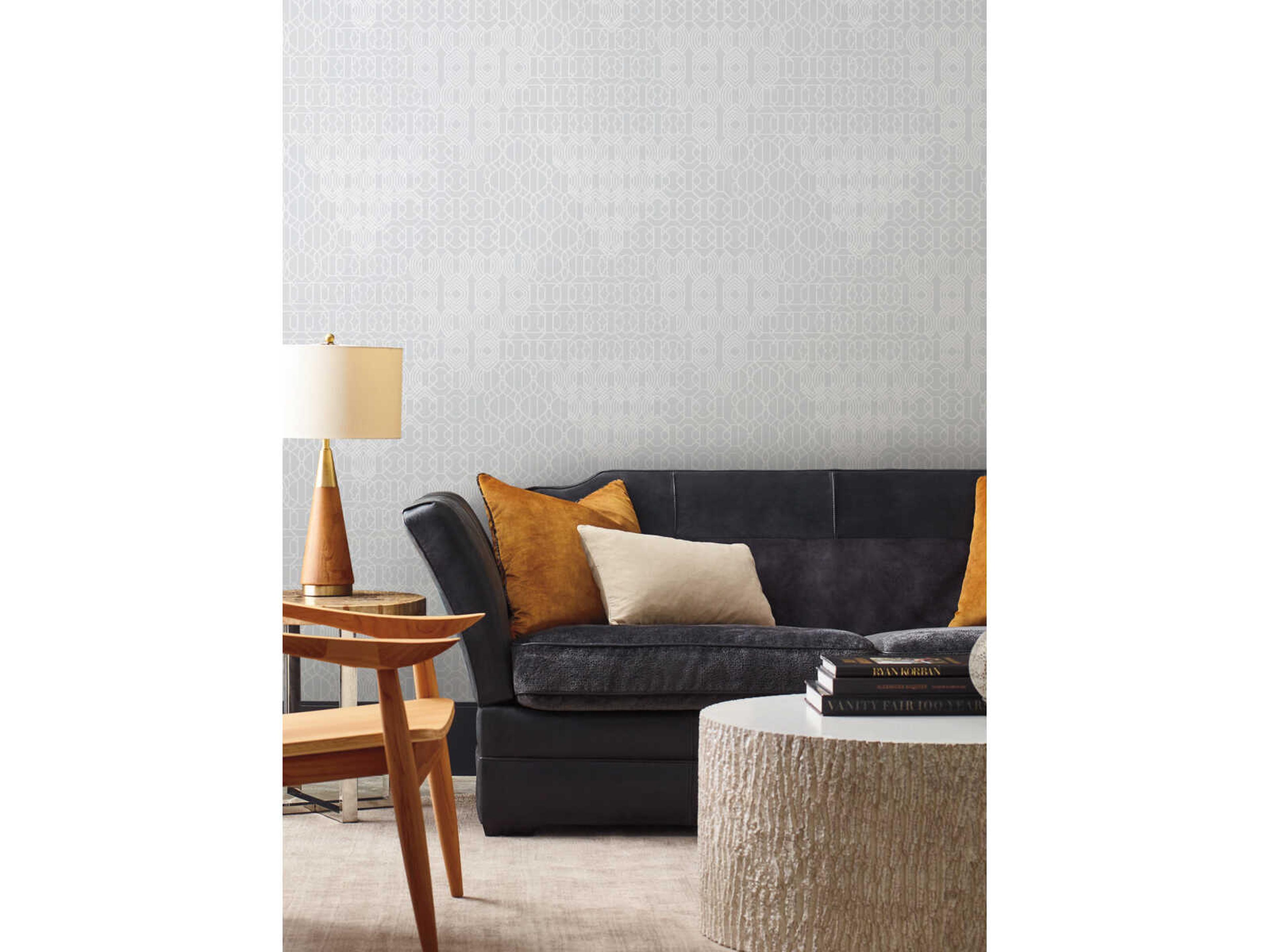 Antonina Vella Boho Luxe Light Blue Modern Chandelier Wallpaper