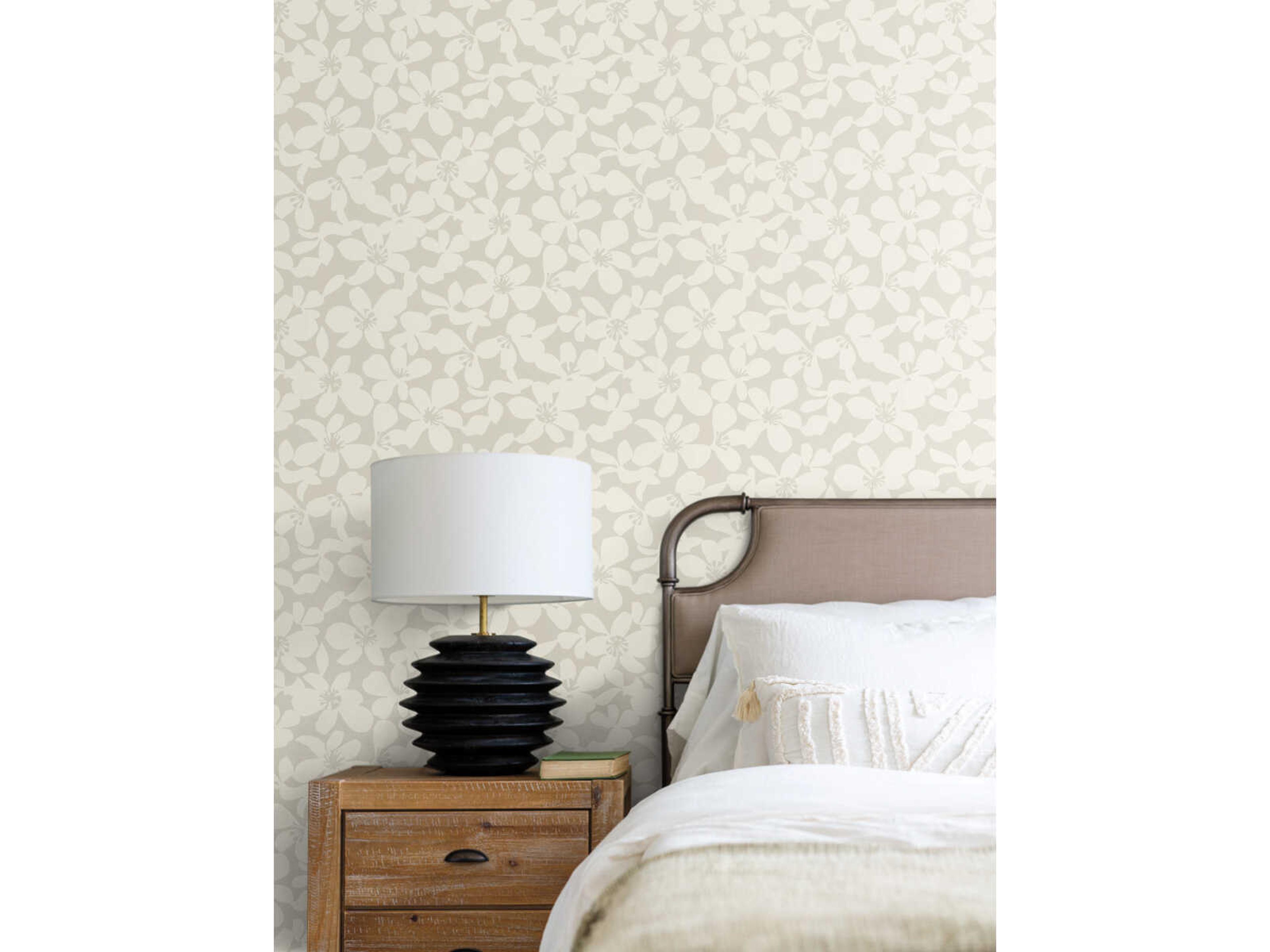 York Wallcoverings Antonina Vella Boho Luxe Pearl Free Spirit Wallpaper