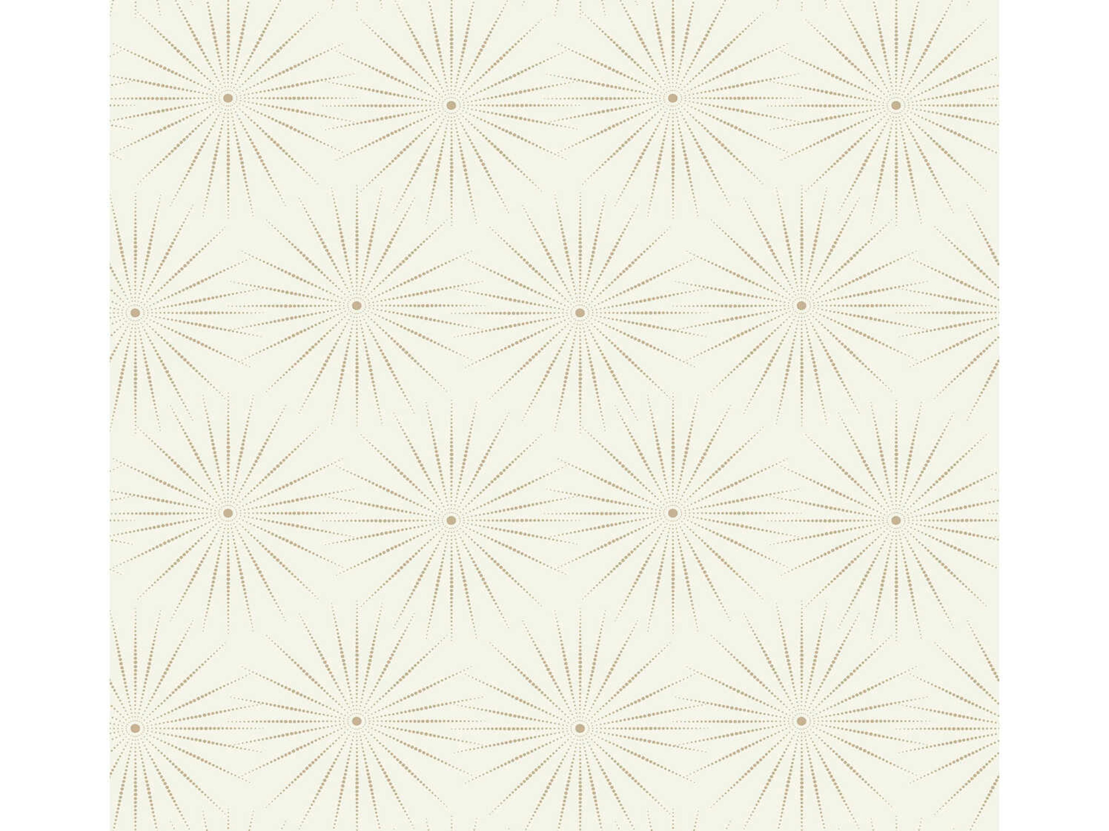 York Wallcoverings Antonina Vella Boho Luxe White Silver Starlight Wallpaper