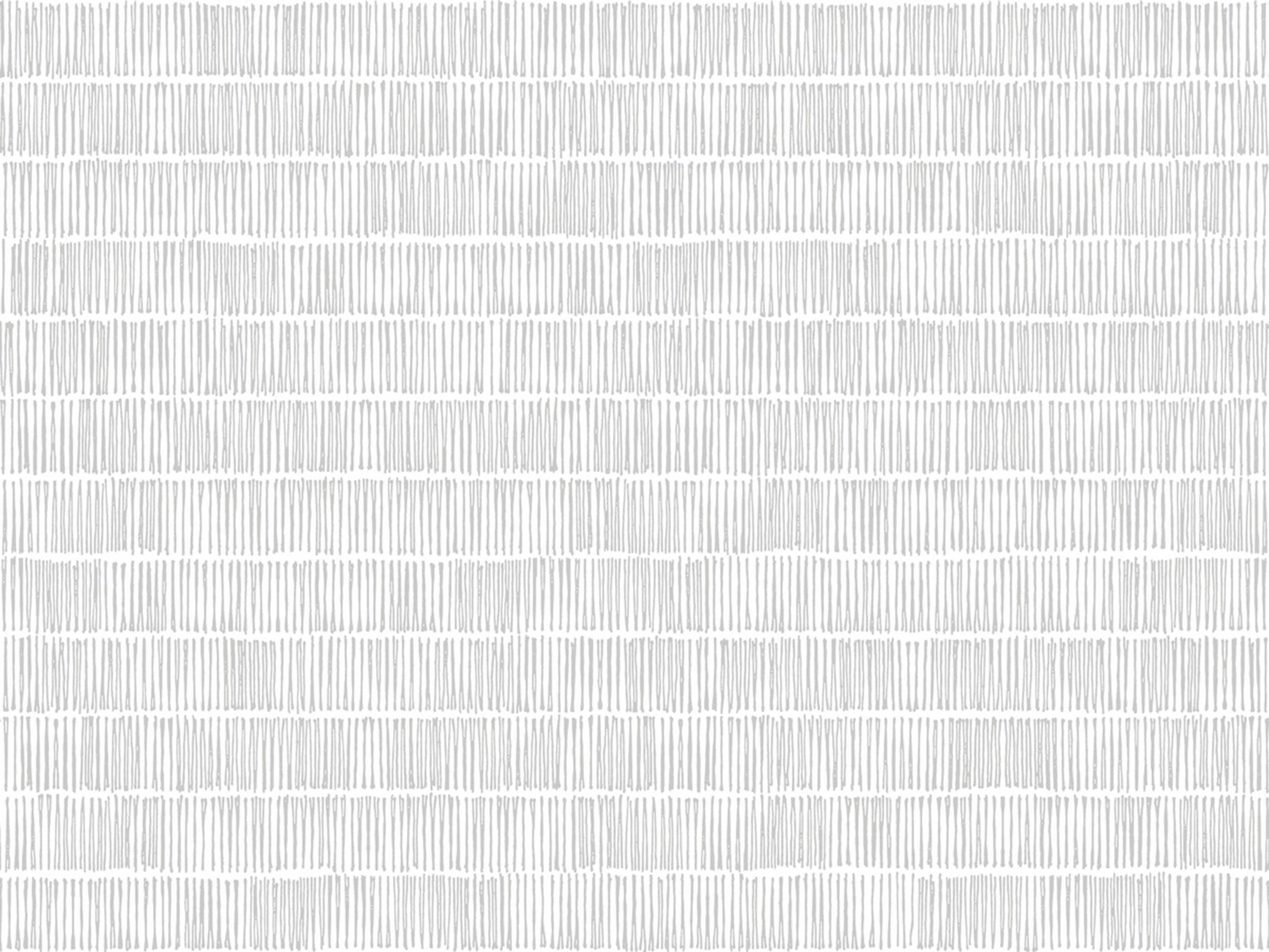 York Wallcoverings Black & White Resource Library Grey Horizontal Hash Marks Wallpaper