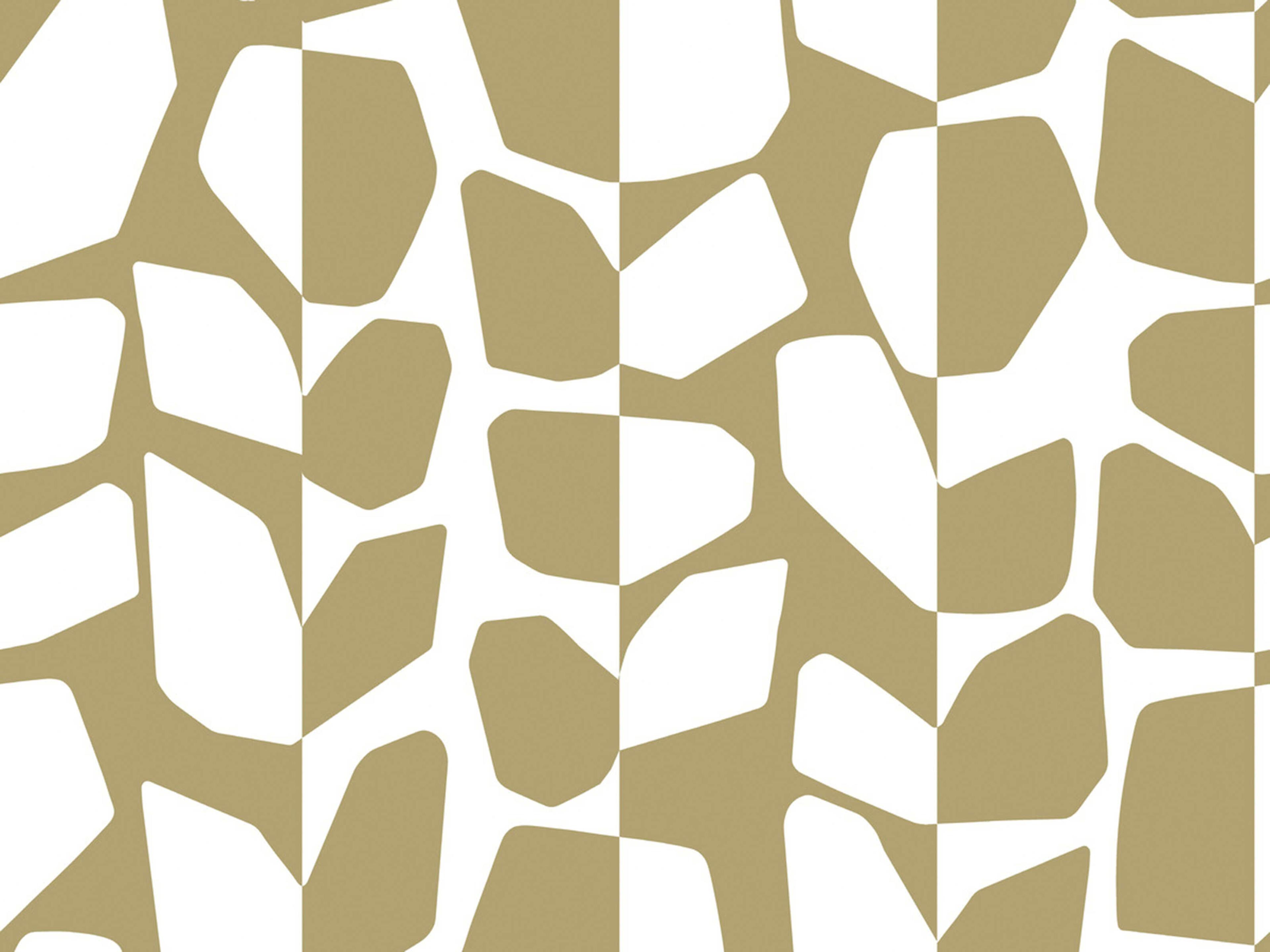 York Wallcoverings Black & White Resource Library Gold Metallic Primitive Vines Wallpaper