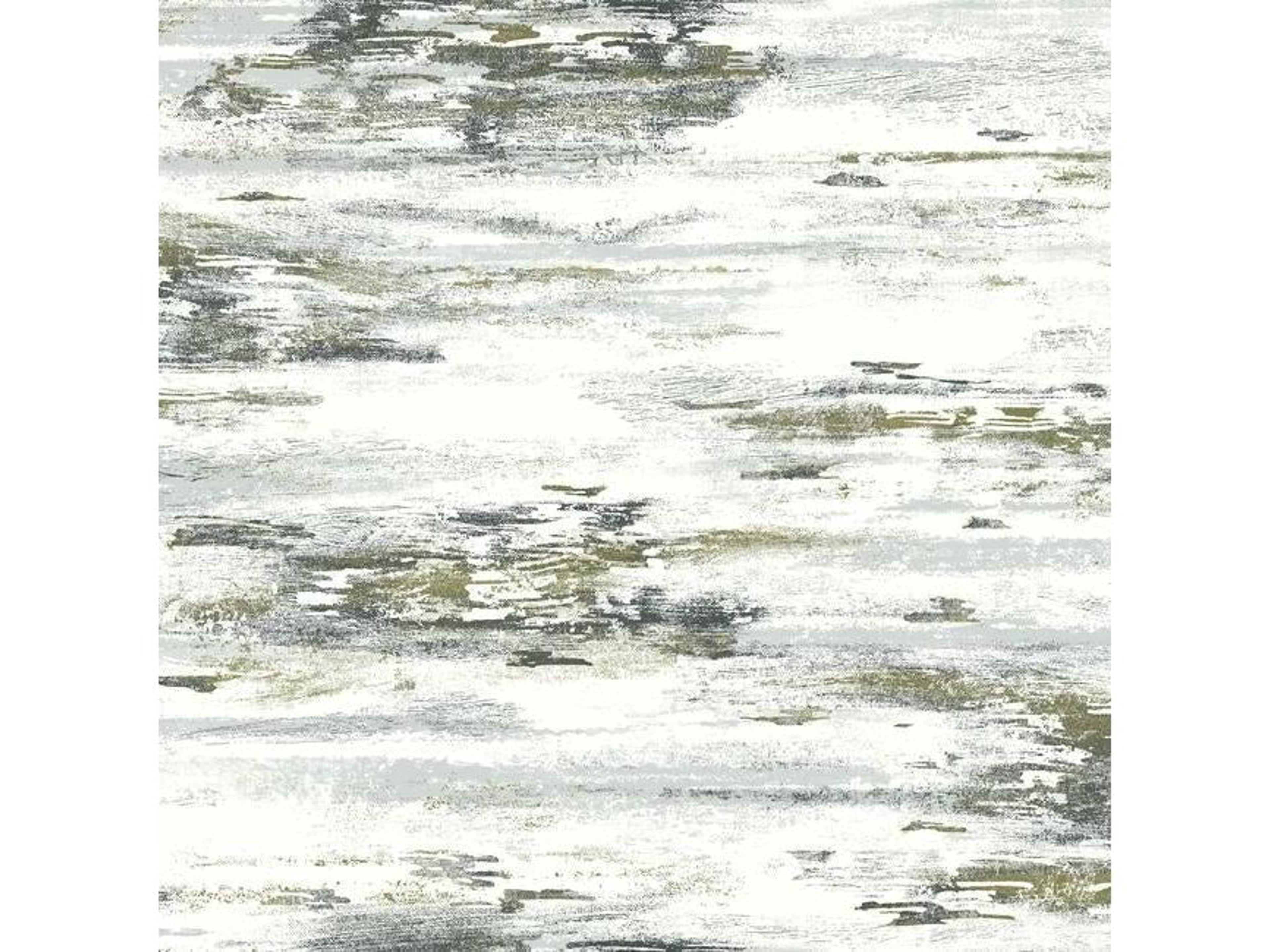 York Wallcoverings Black & White Resource Library Black Gold Birch Bark Texture Wallpaper