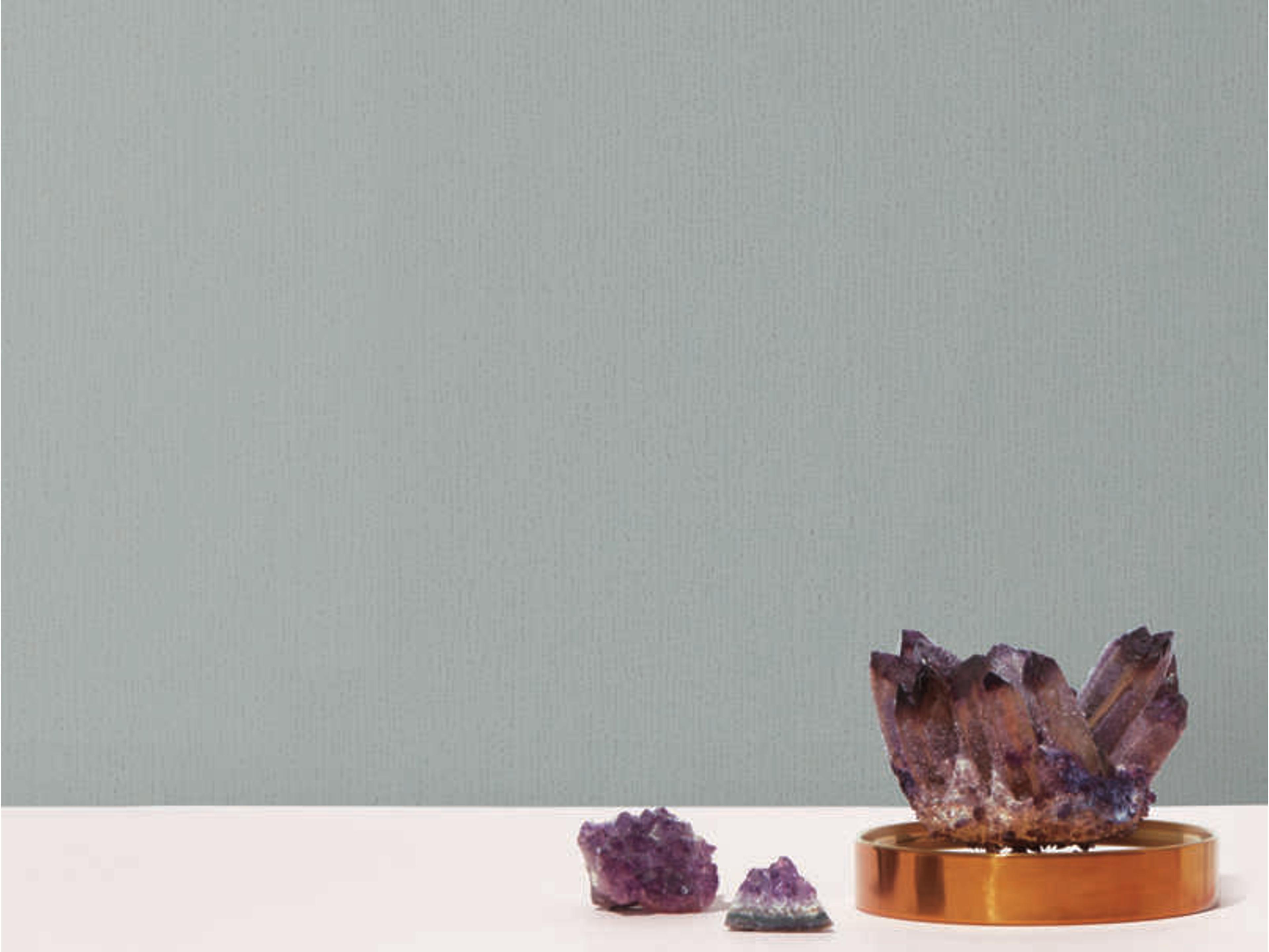 Artisan Digest Blue & Grey Radiant Juniper Wallpaper