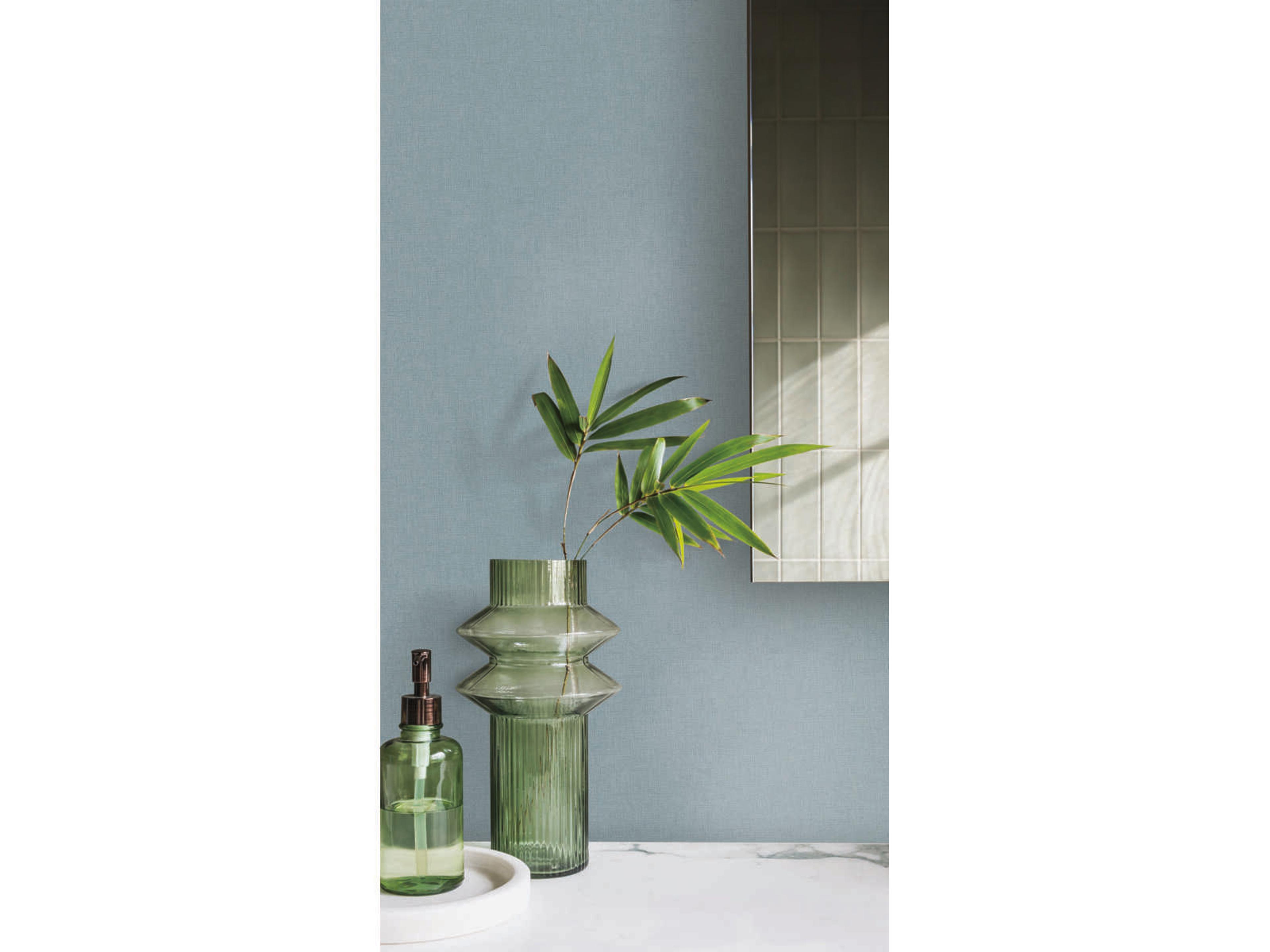 Artisan Digest Blue Gypsy Weave Wallpaper