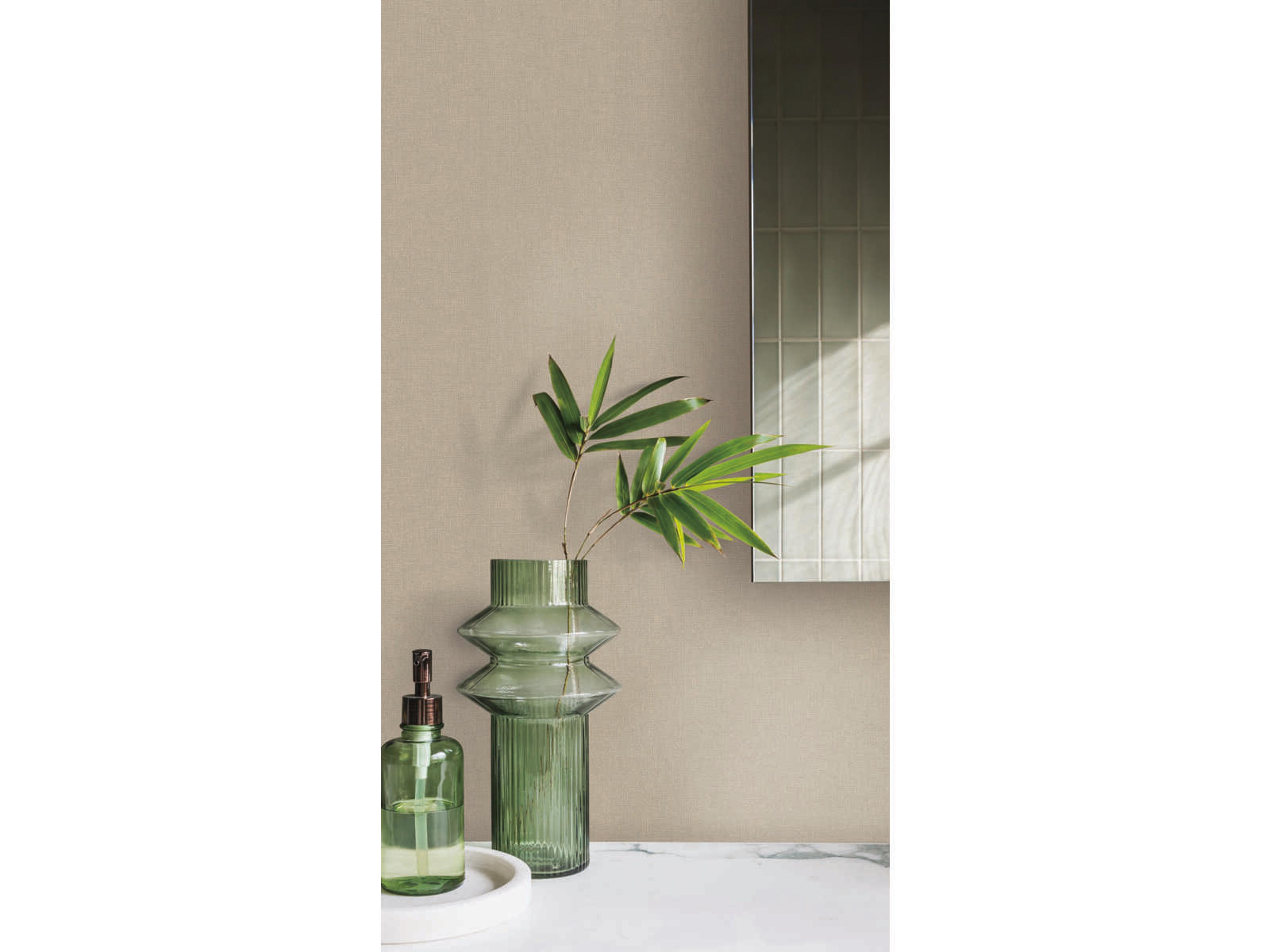 Artisan Digest Light Brown Gypsy Weave Wallpaper