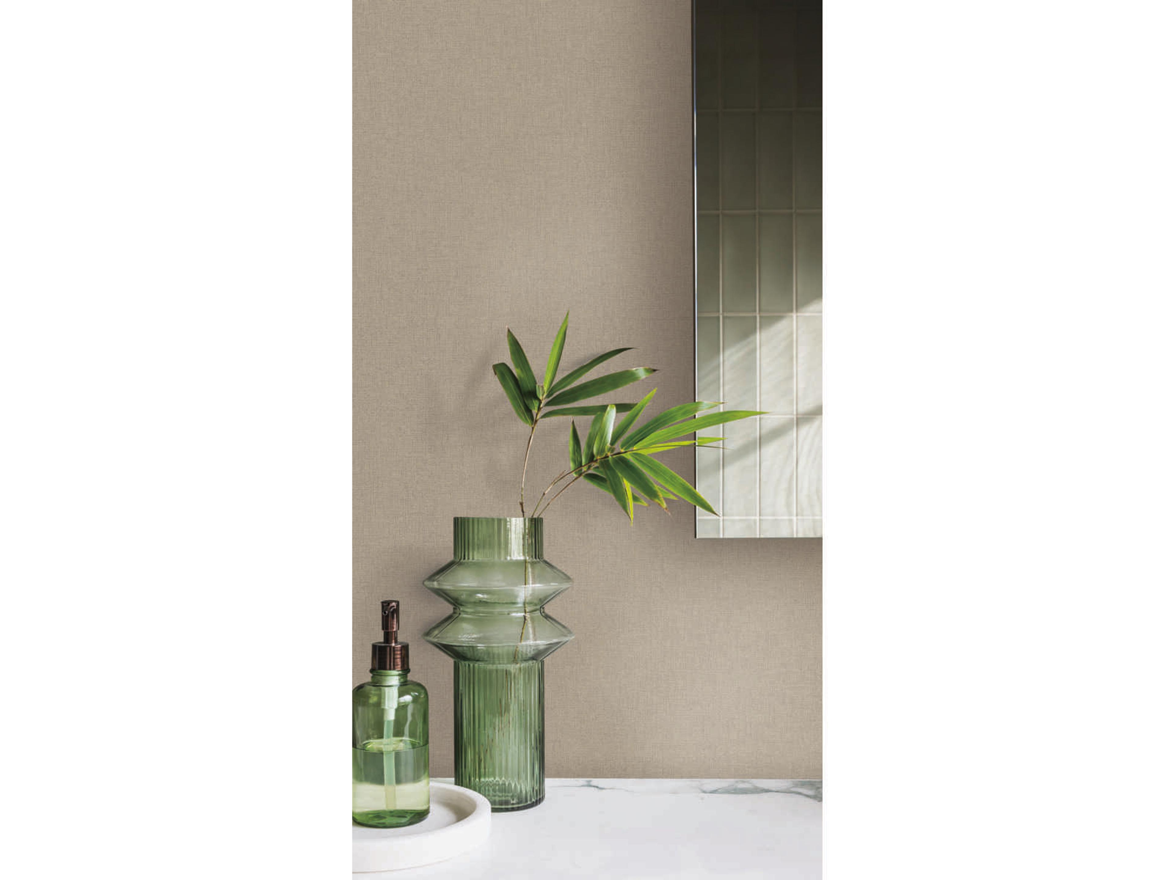 Artisan Digest Beige Brown Gypsy Weave Wallpaper