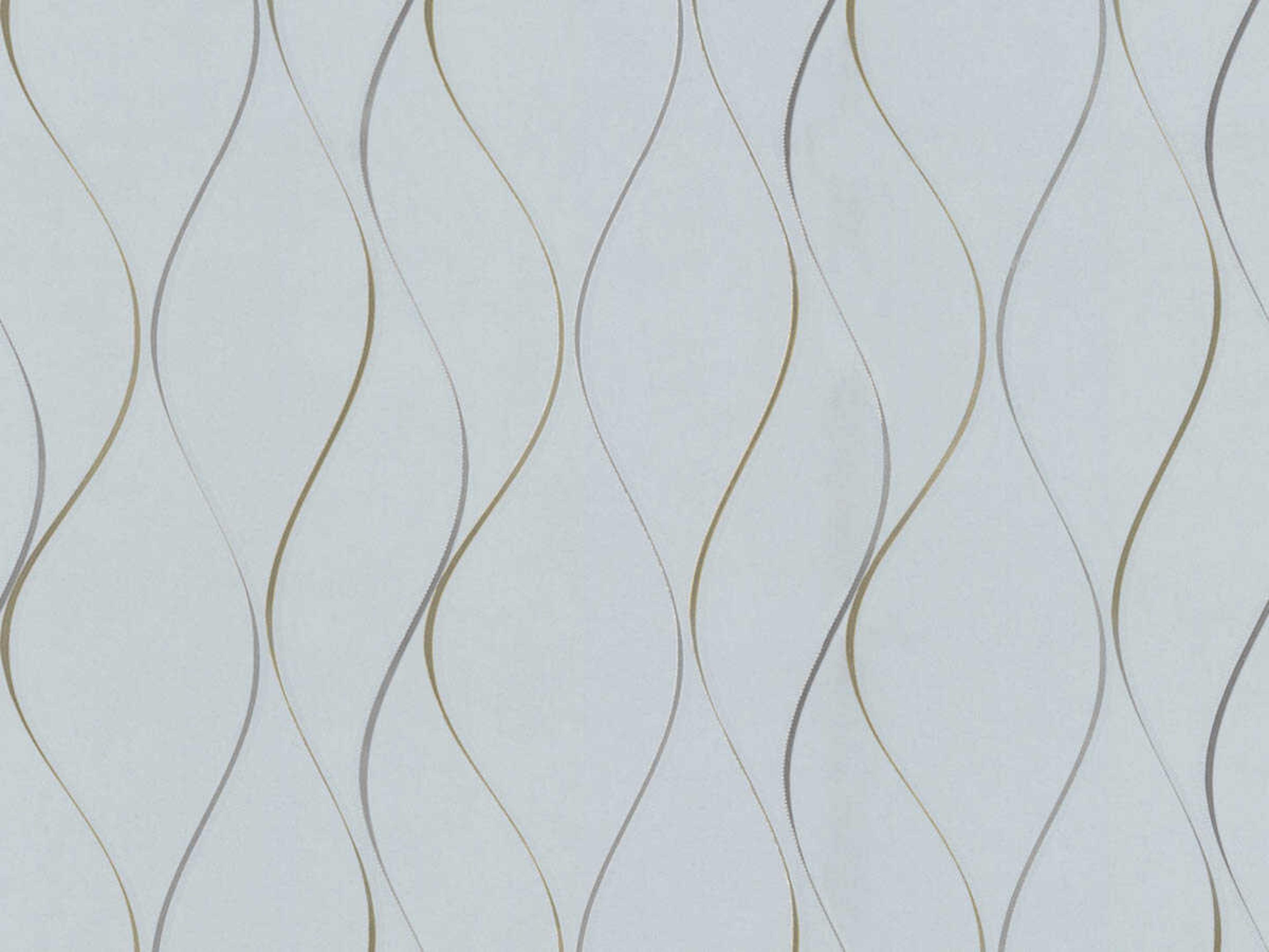 York Wallcoverings Antonina Vella Dazzling Dimensions Volume II Light Blue Wavy Stripe Wallpaper