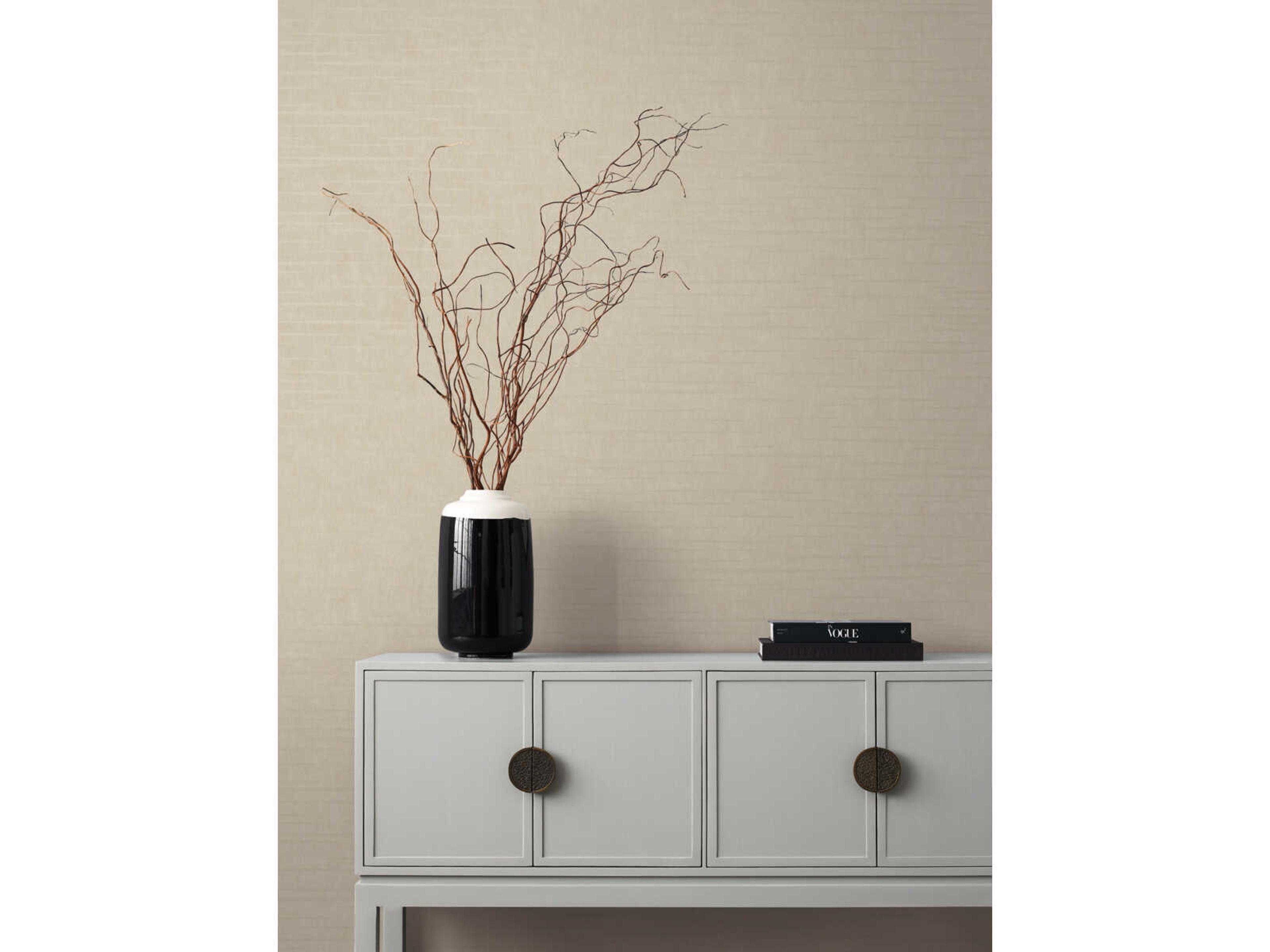 York Wallcoverings Antonina Vella Dazzling Dimensions Volume II Beige Tiger's Eye Wallpaper