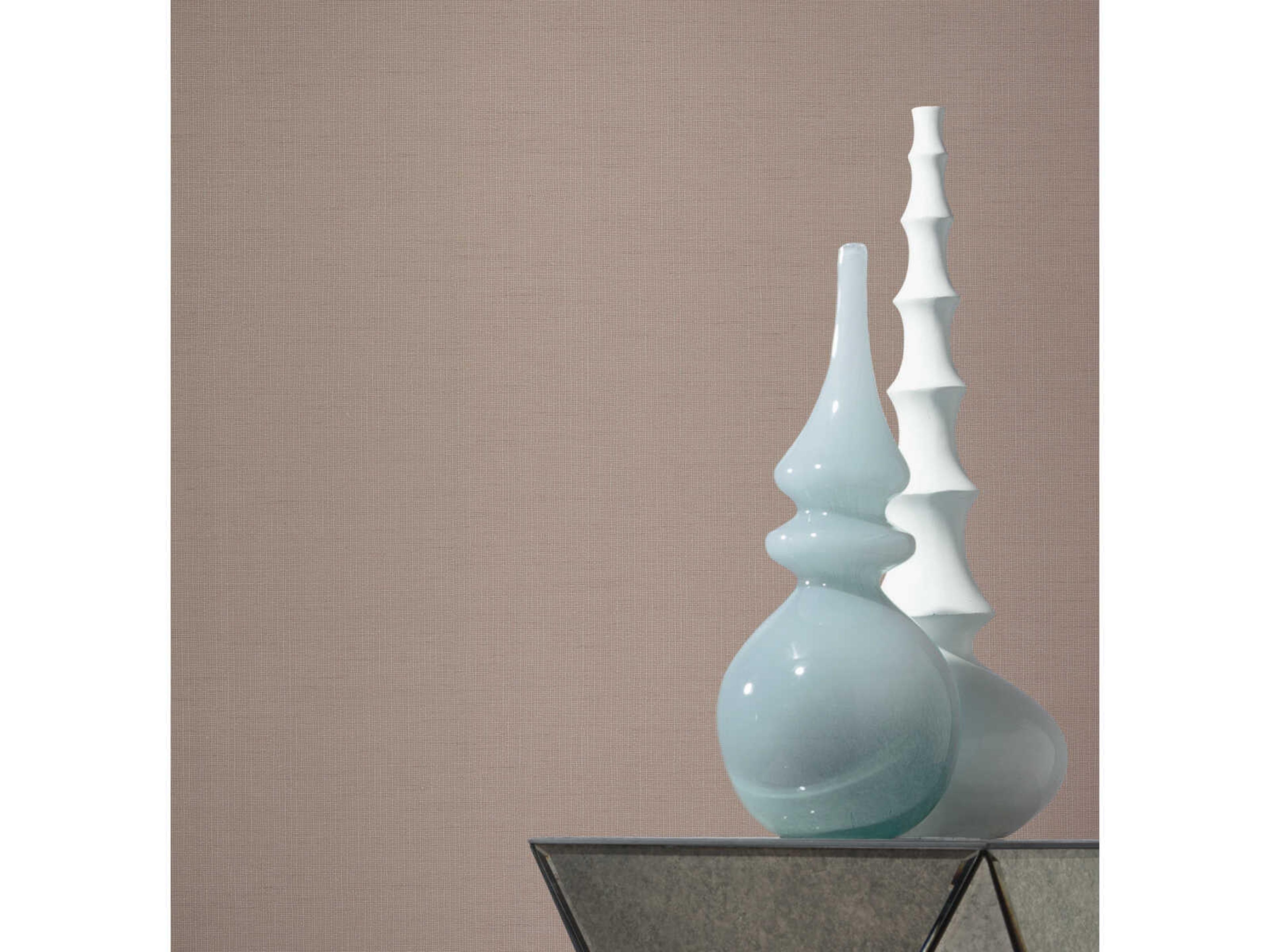 York Wallcoverings Antonina Vella Dazzling Dimensions Volume II Taupe Gossamer Woven Wallpaper