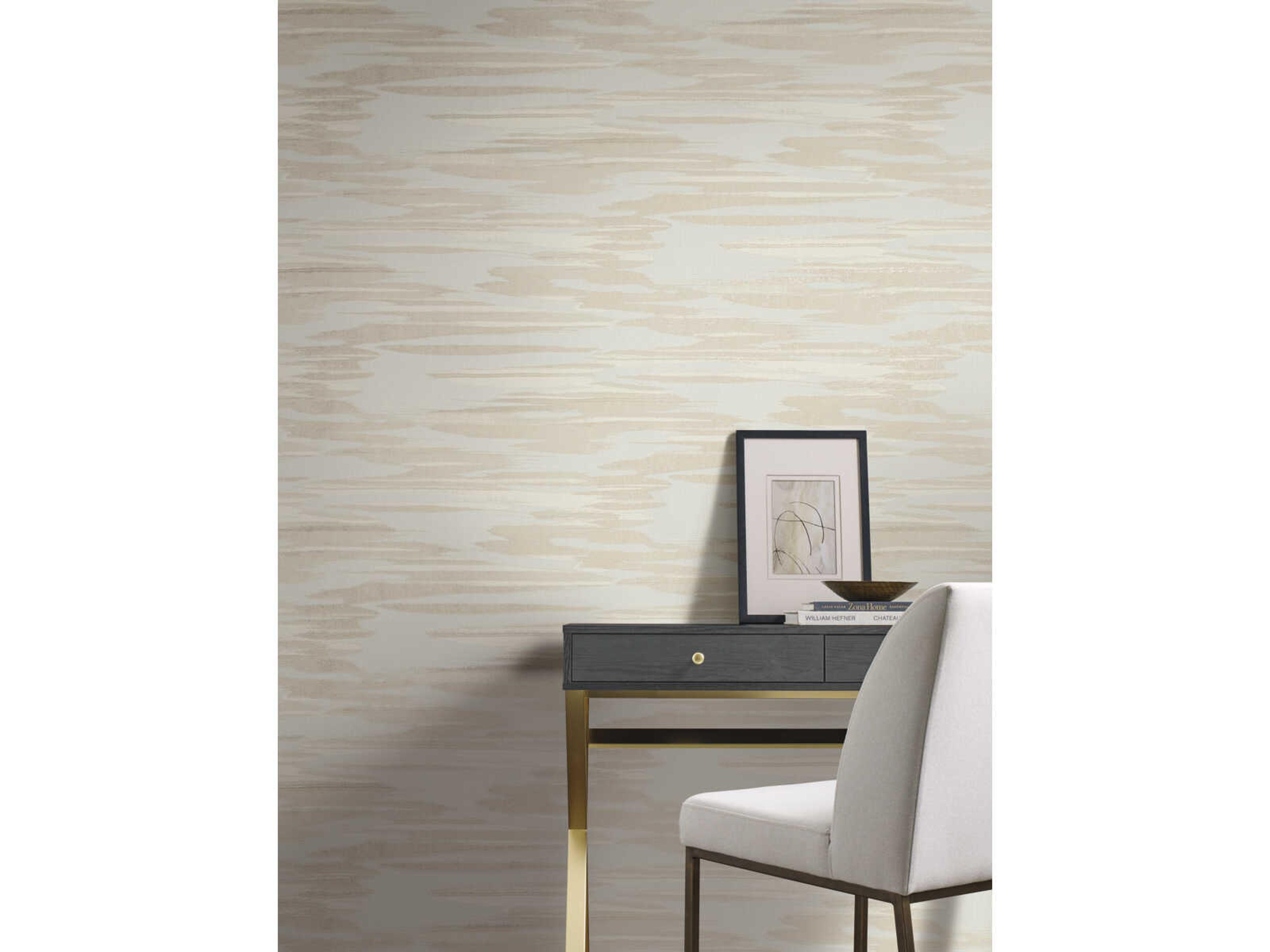 York Wallcoverings Antonina Vella Dazzling Dimensions Volume II White Nimbus Wallpaper