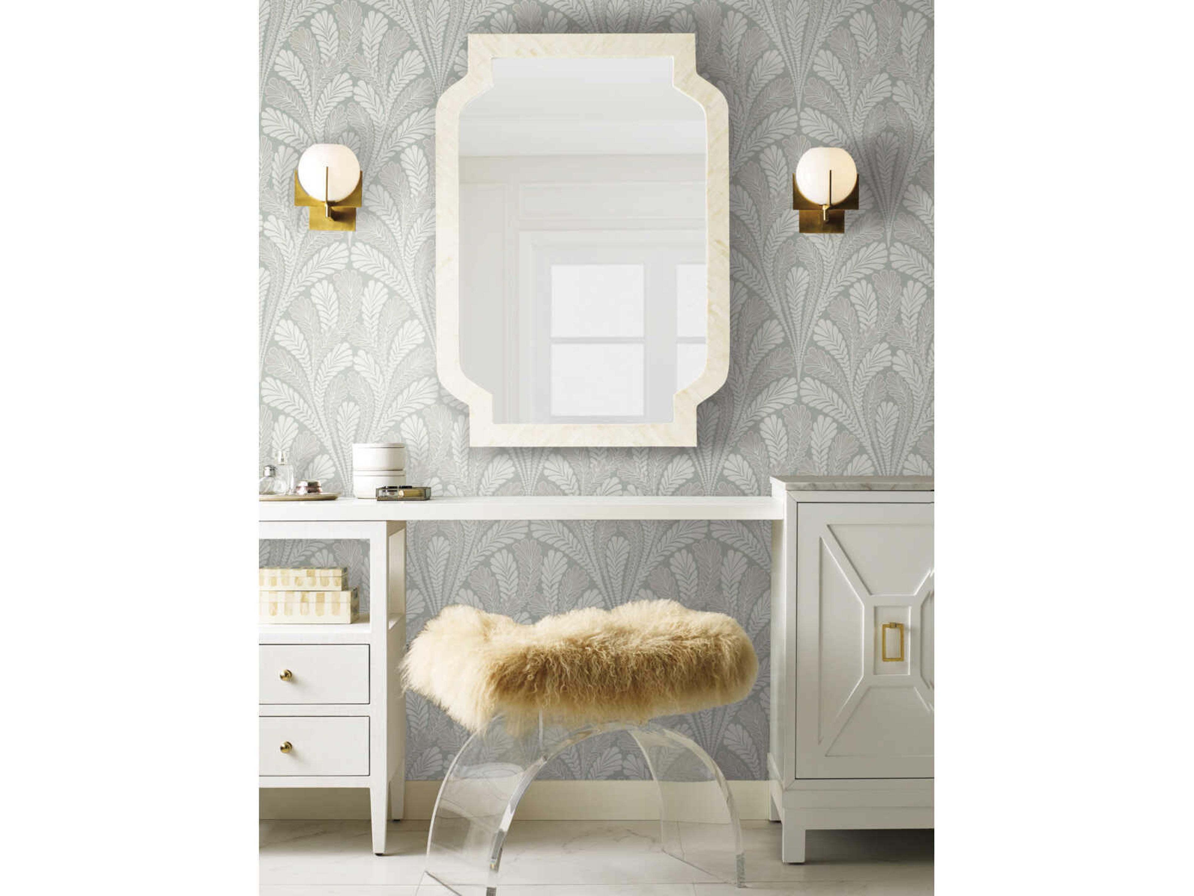 Damask Resource Library Green Shell Damask Wallpaper