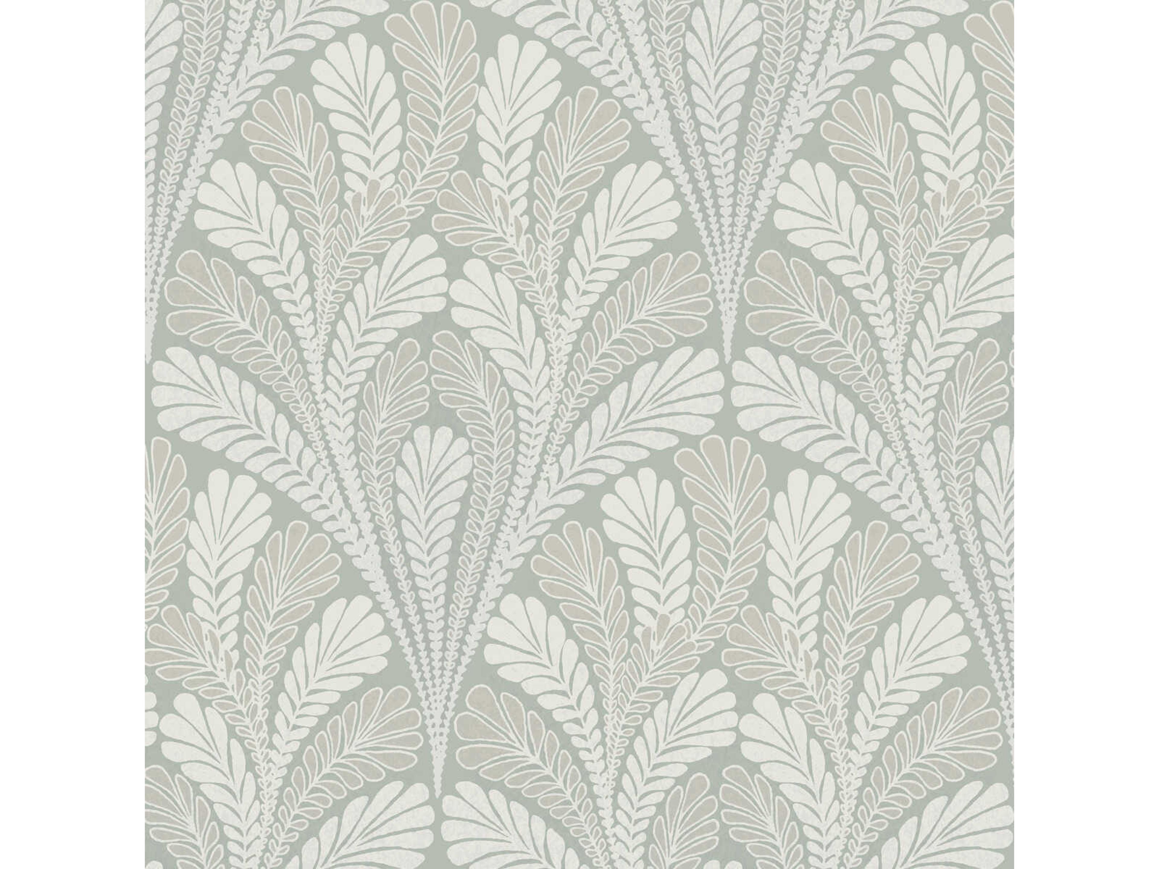 York Wallcoverings Damask Resource Library Green Shell Damask Wallpaper
