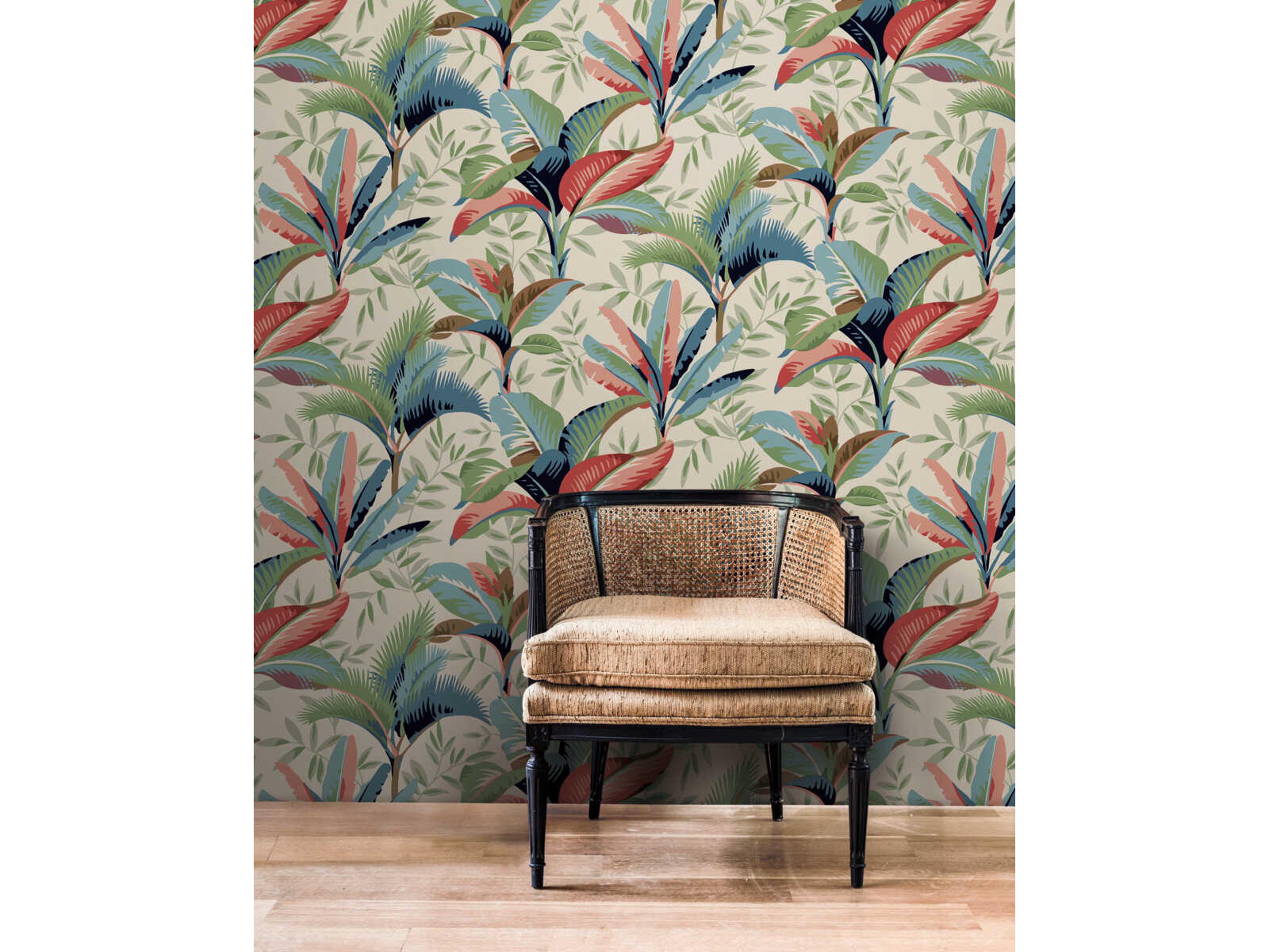 York Wallcoverings Greenhouse Savanna Summerhouse Wallpaper