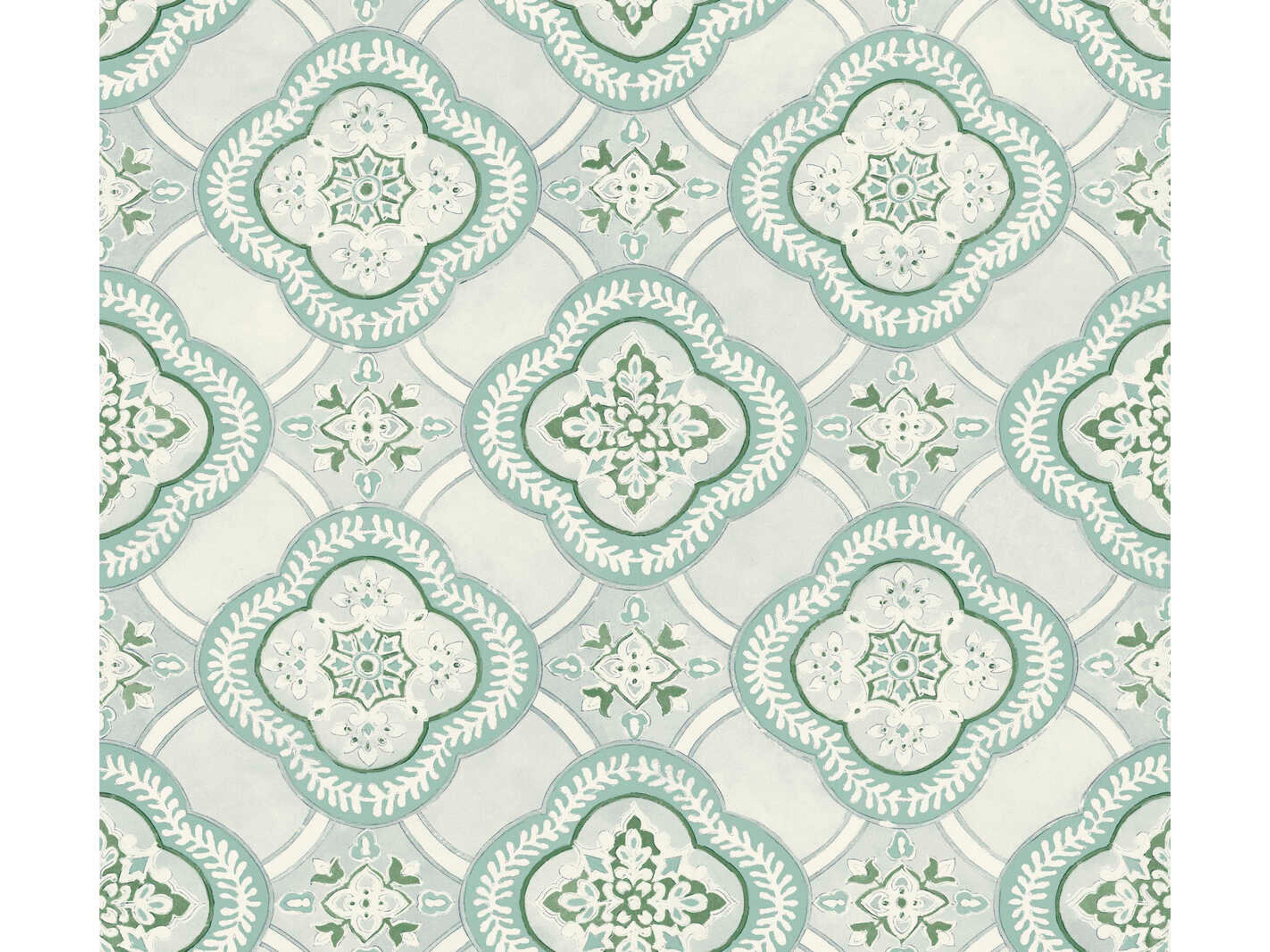 York Wallcoverings Greenhouse Rain Garden Trellis Wallpaper