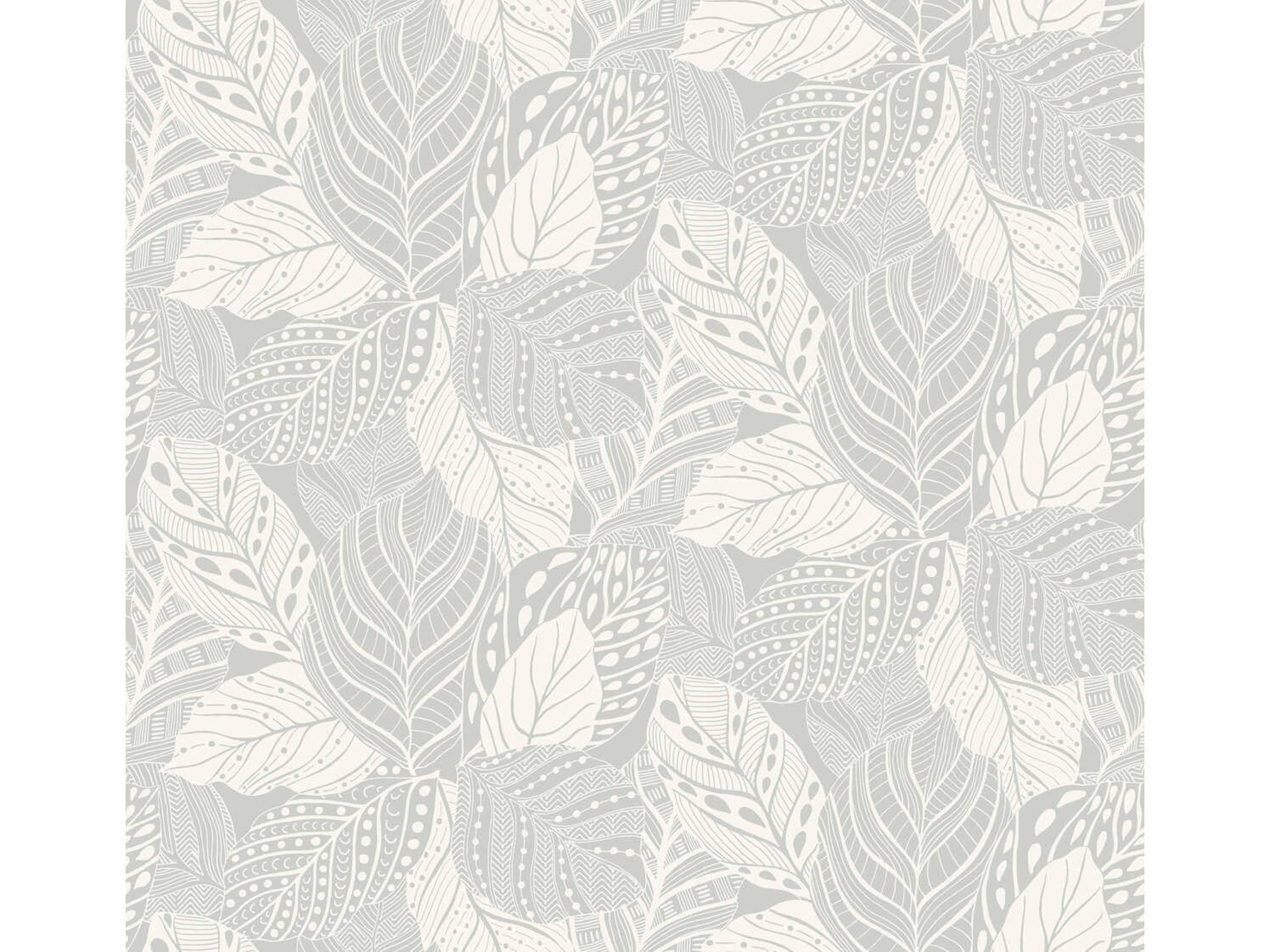 York Wallcoverings Greenhouse Grey Vinca Wallpaper