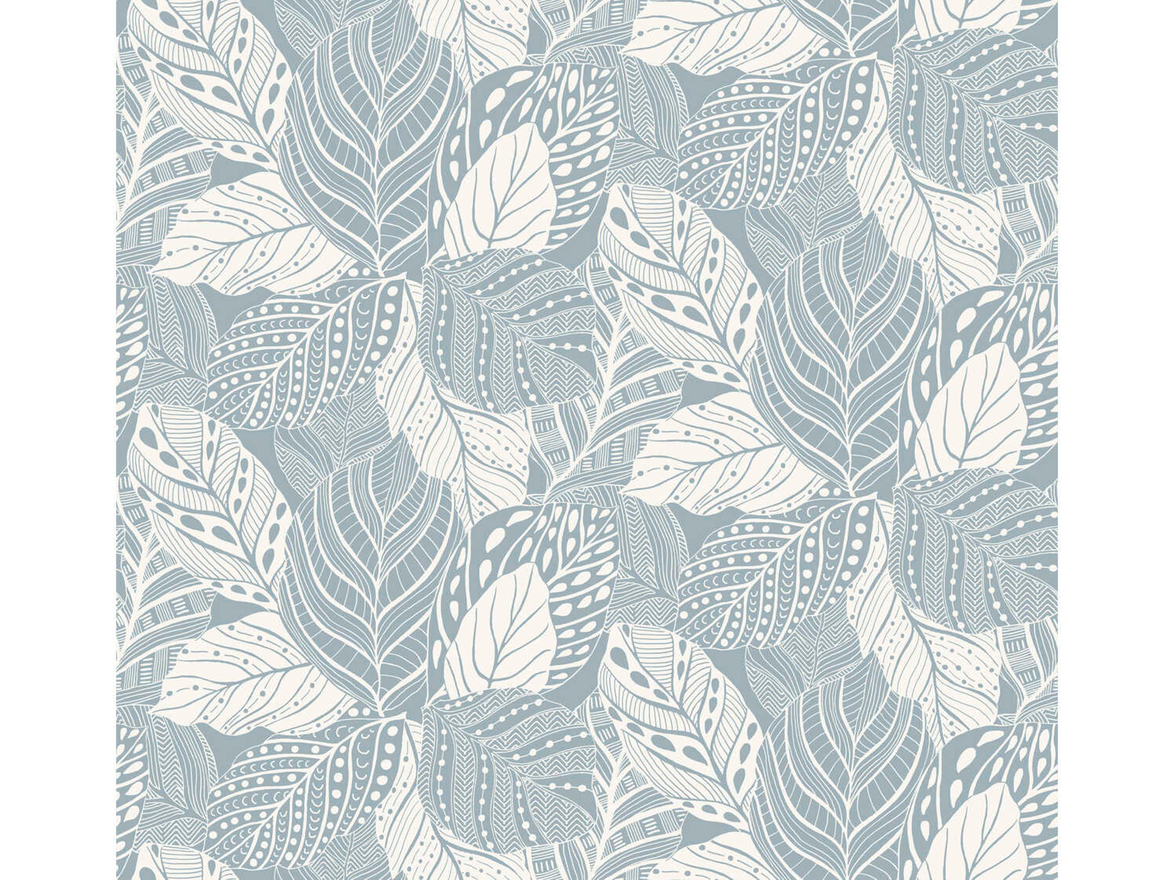 York Wallcoverings Greenhouse Blue Vinca Wallpaper