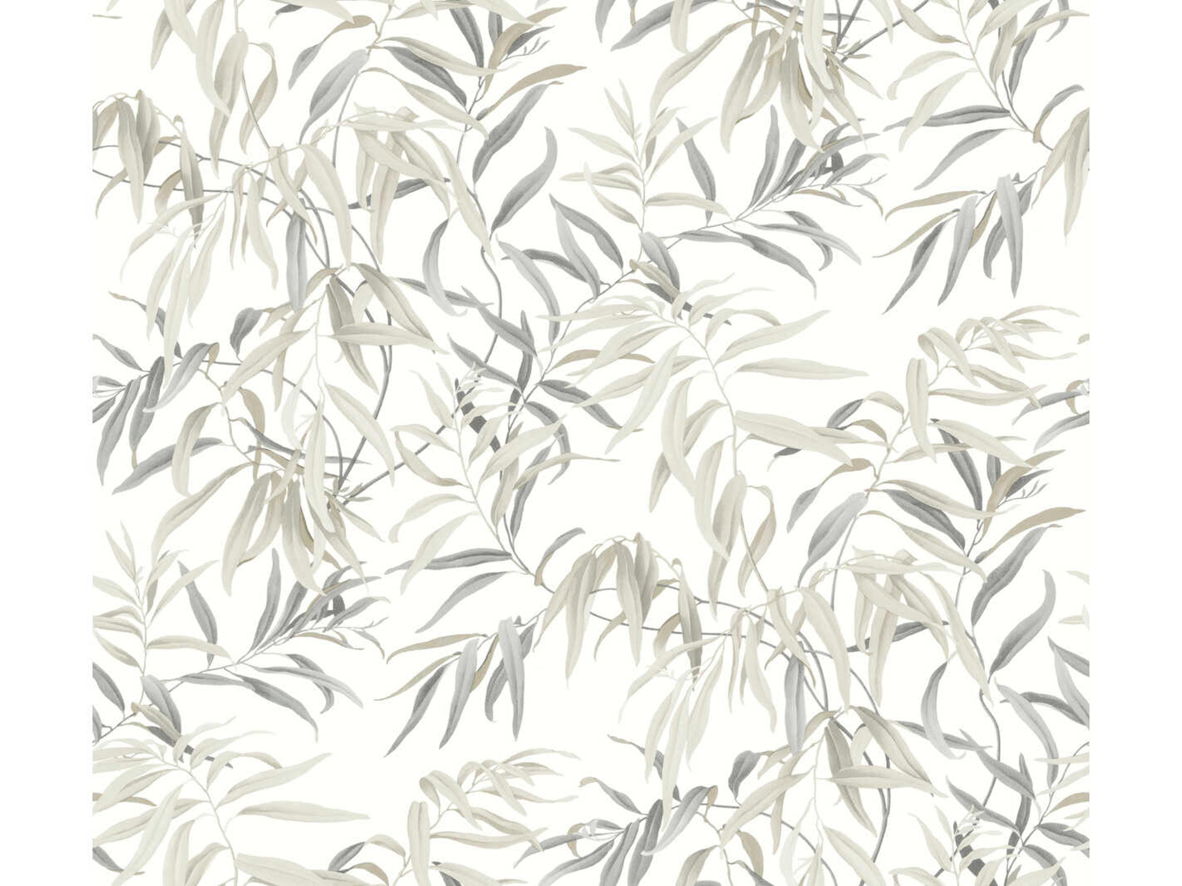 York Wallcoverings Greenhouse Sand Willow Grove Wallpaper