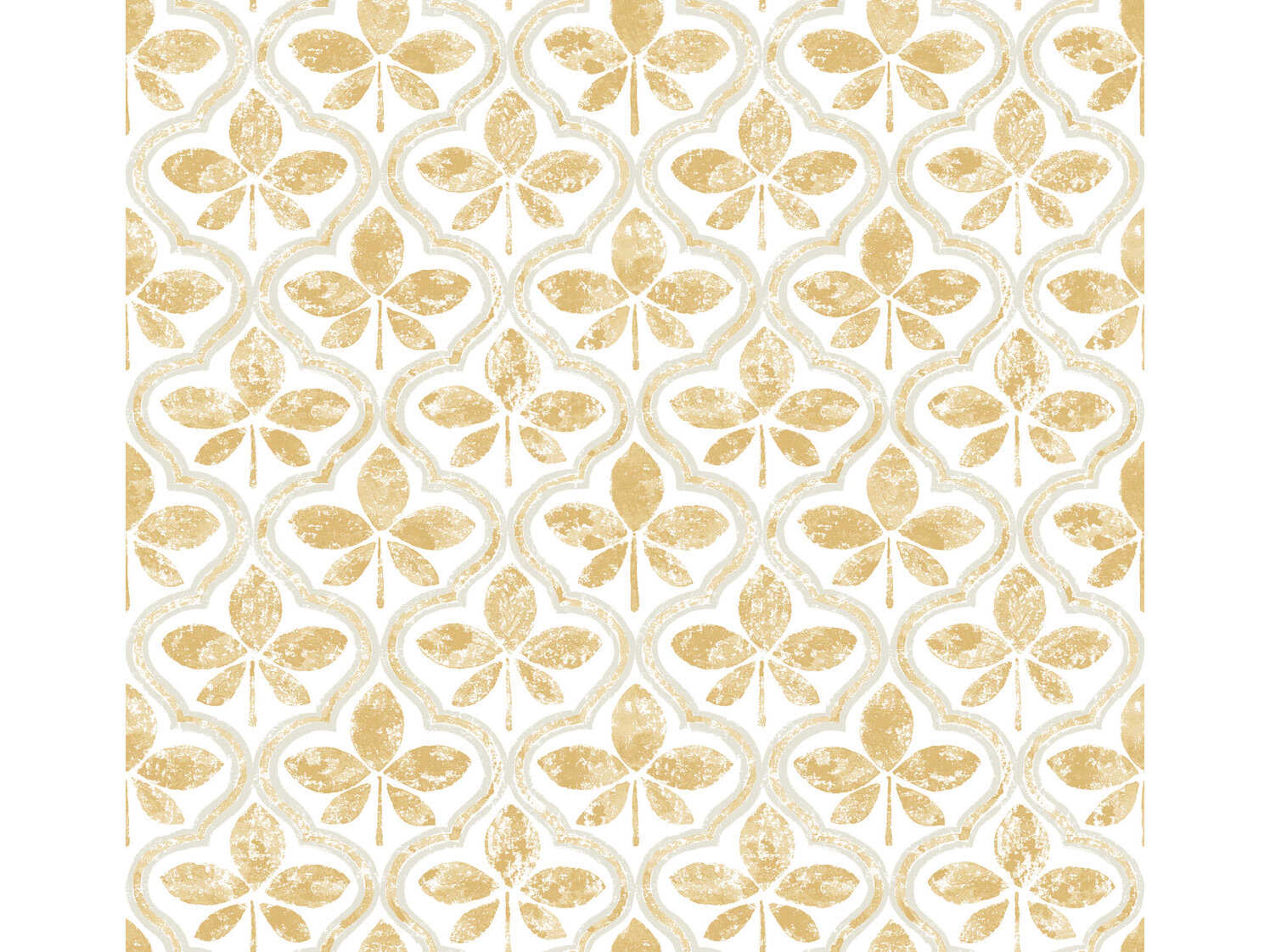 York Wallcoverings Greenhouse Ochre Sevilla Wallpaper