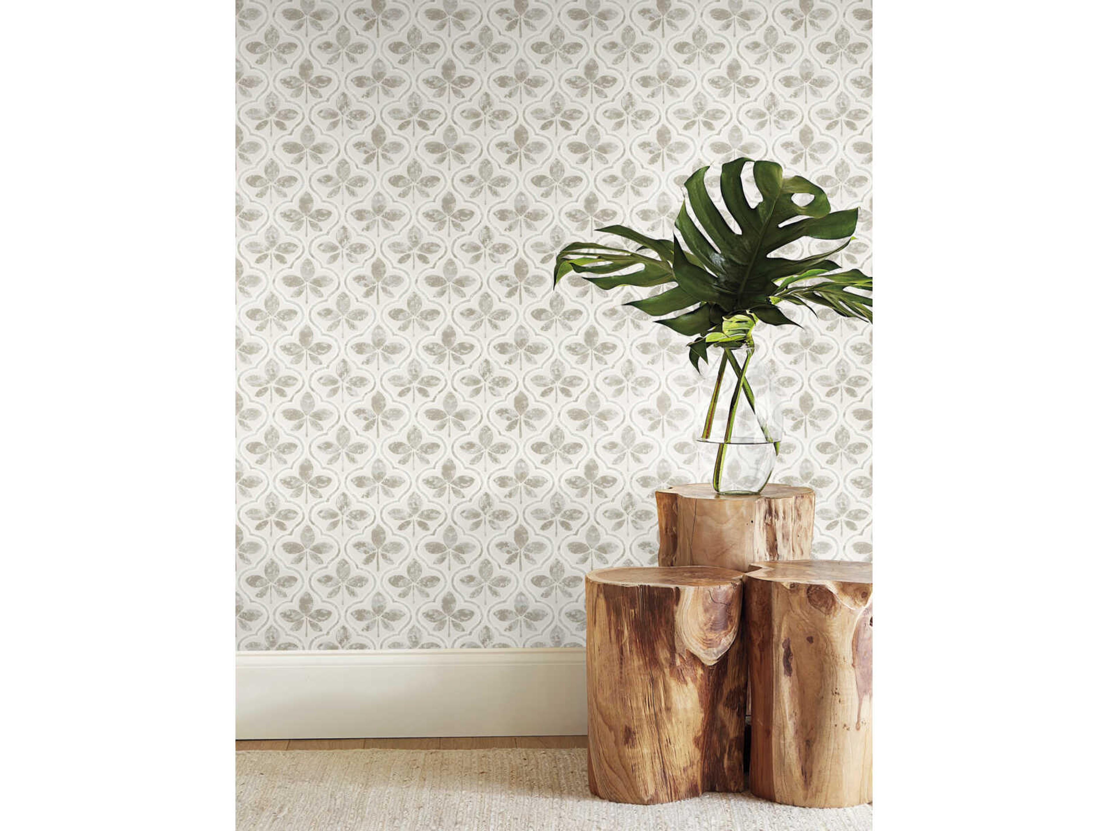 York Wallcoverings Greenhouse Grey Sevilla Wallpaper