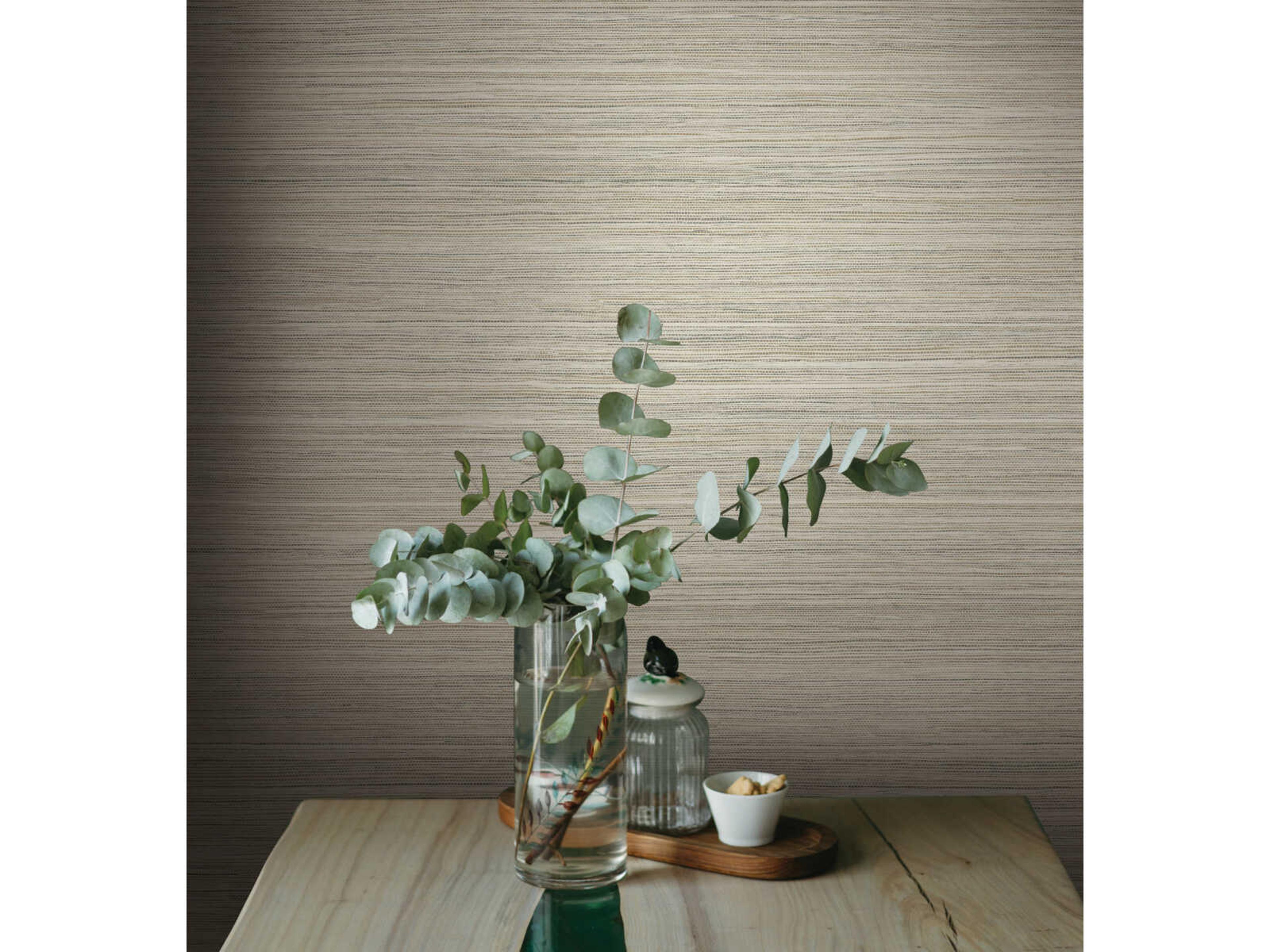 York Wallcoverings Greenhouse Camel Fountain Grass Wallpaper