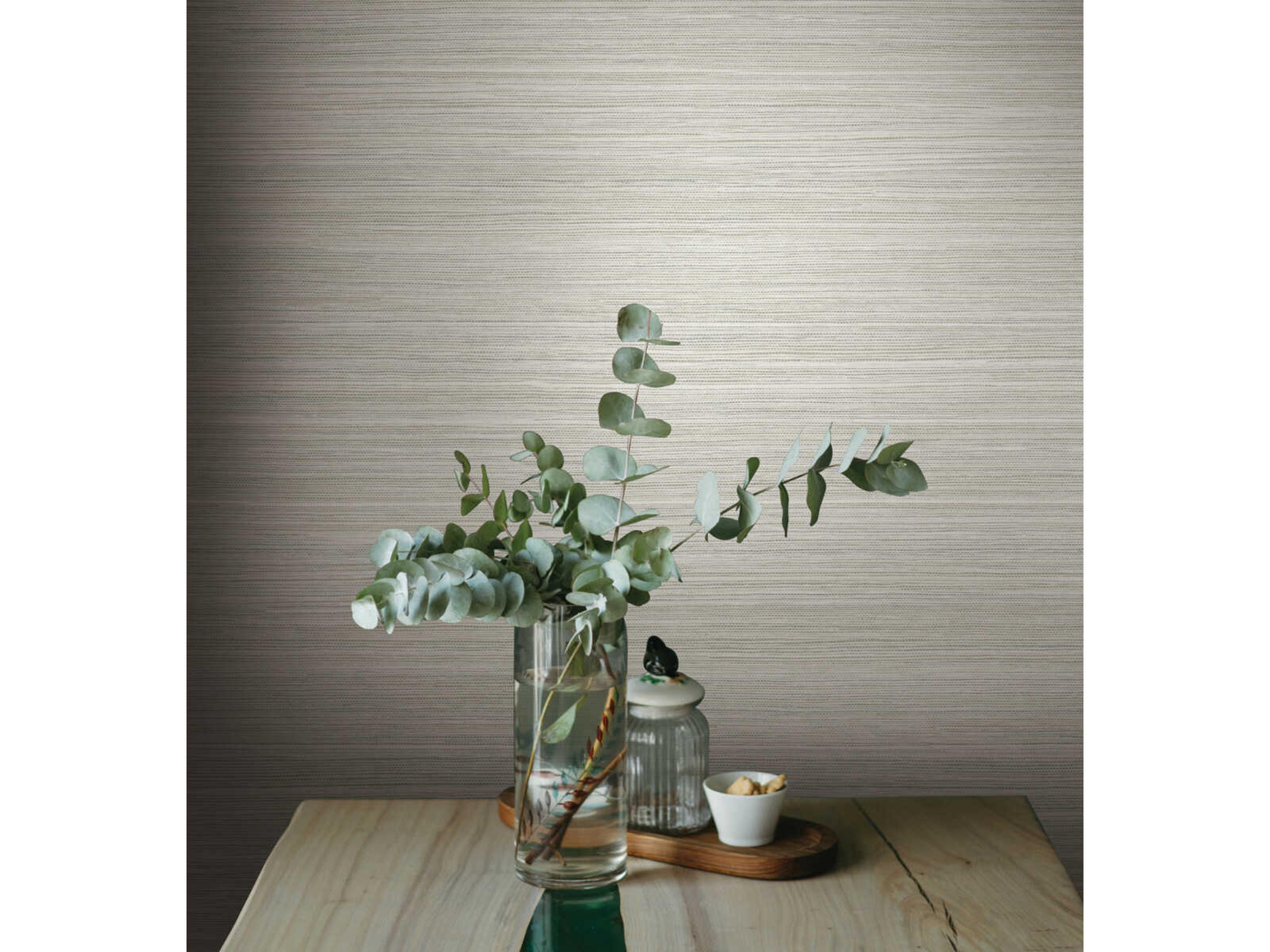 York Wallcoverings Greenhouse Sand Fountain Grass Wallpaper