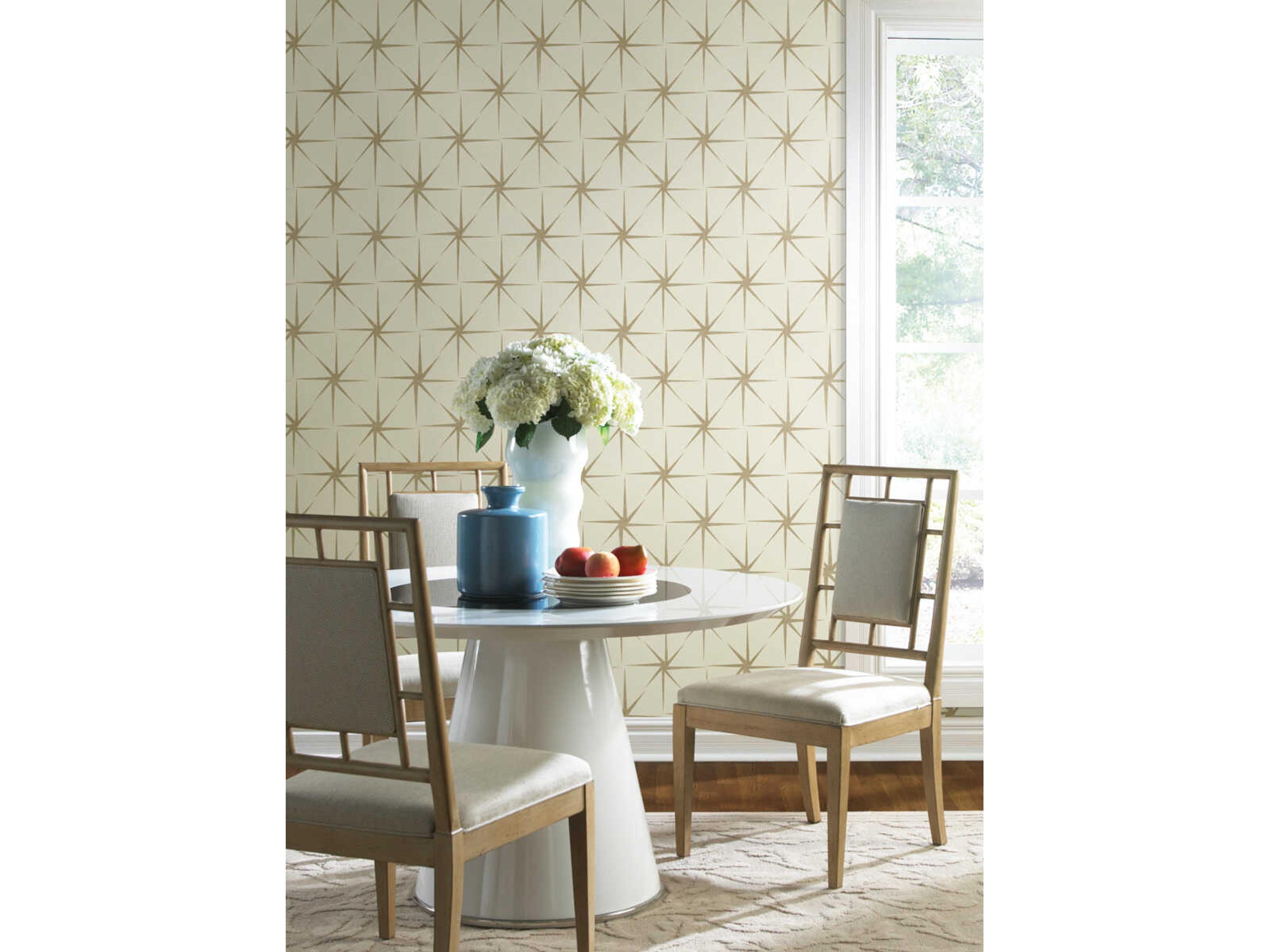 Grandmillennial Cream Evening Star Wallpaper