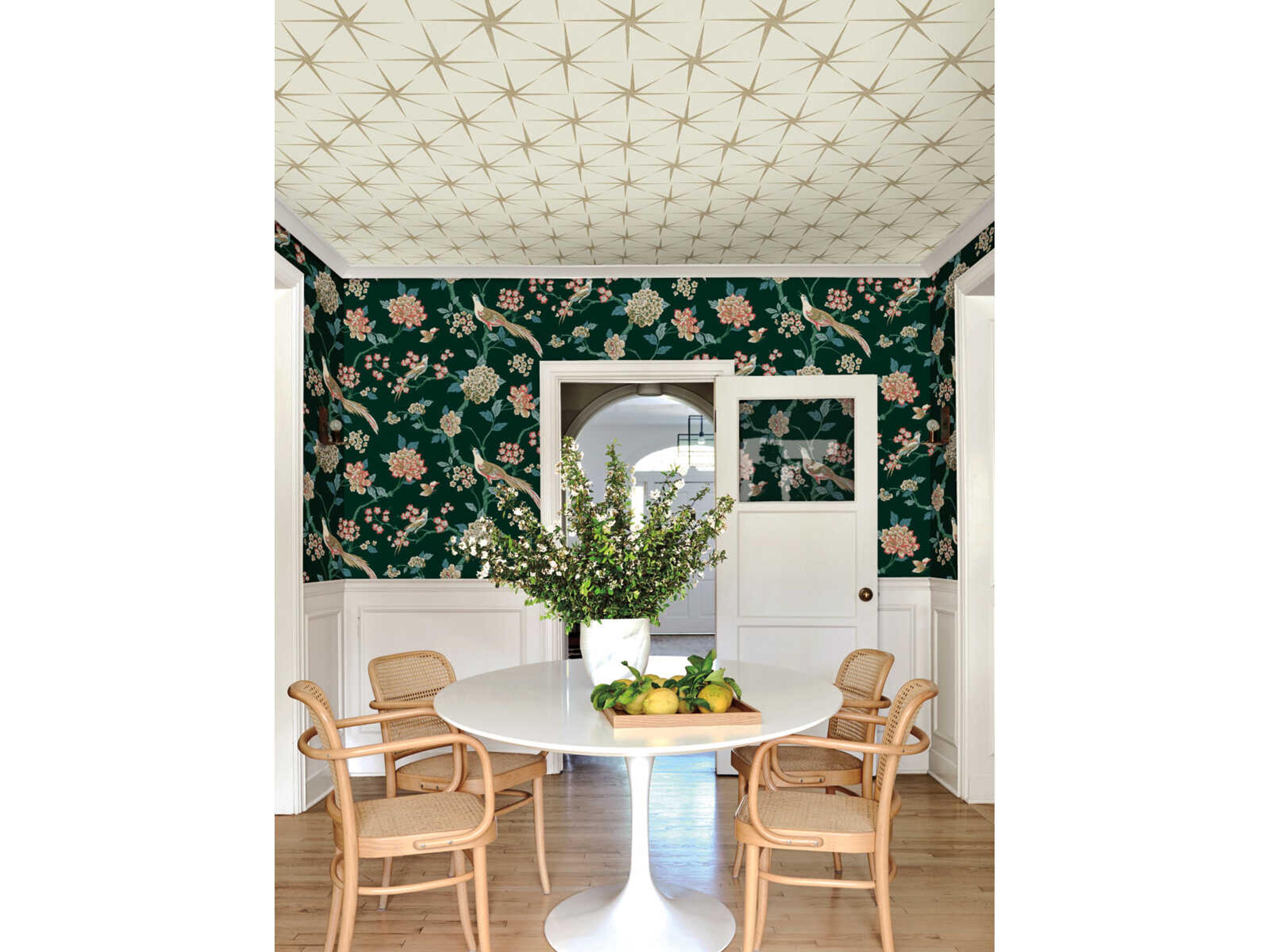 York Wallcoverings Grandmillennial Cream Evening Star Wallpaper