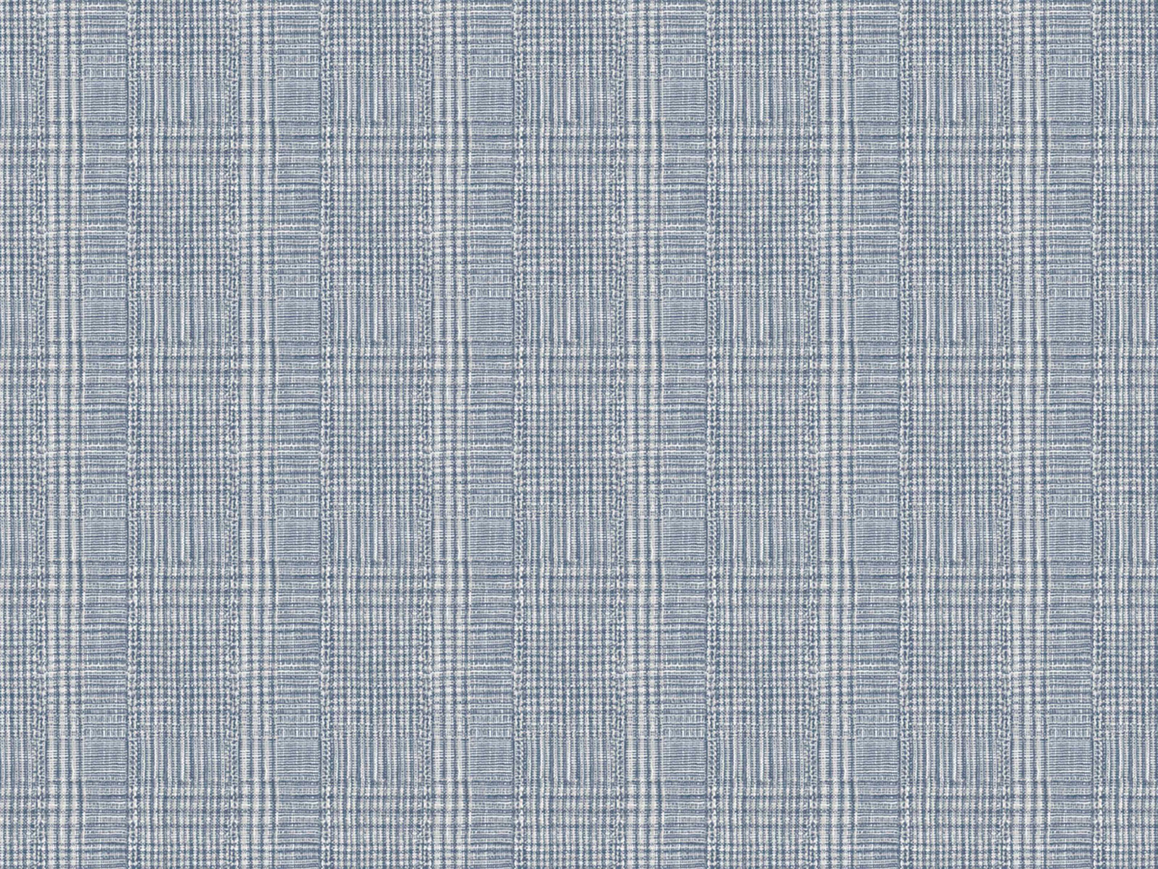 York Wallcoverings Ronald Redding Traveler Blue Shirting Plaid Wallpaper