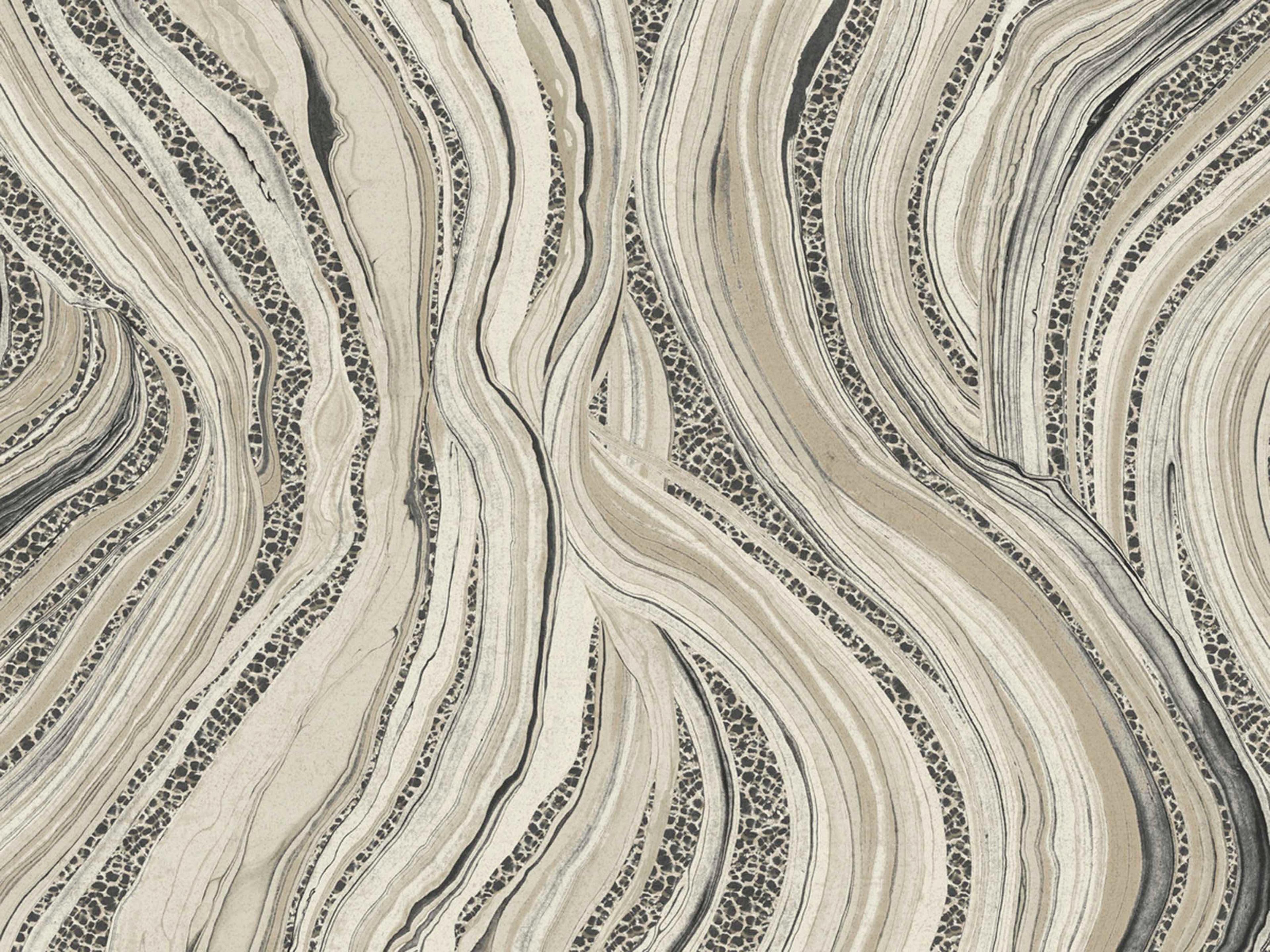 York Wallcoverings Ronald Redding Traveler Linen Streaming Cheetah Wallpaper