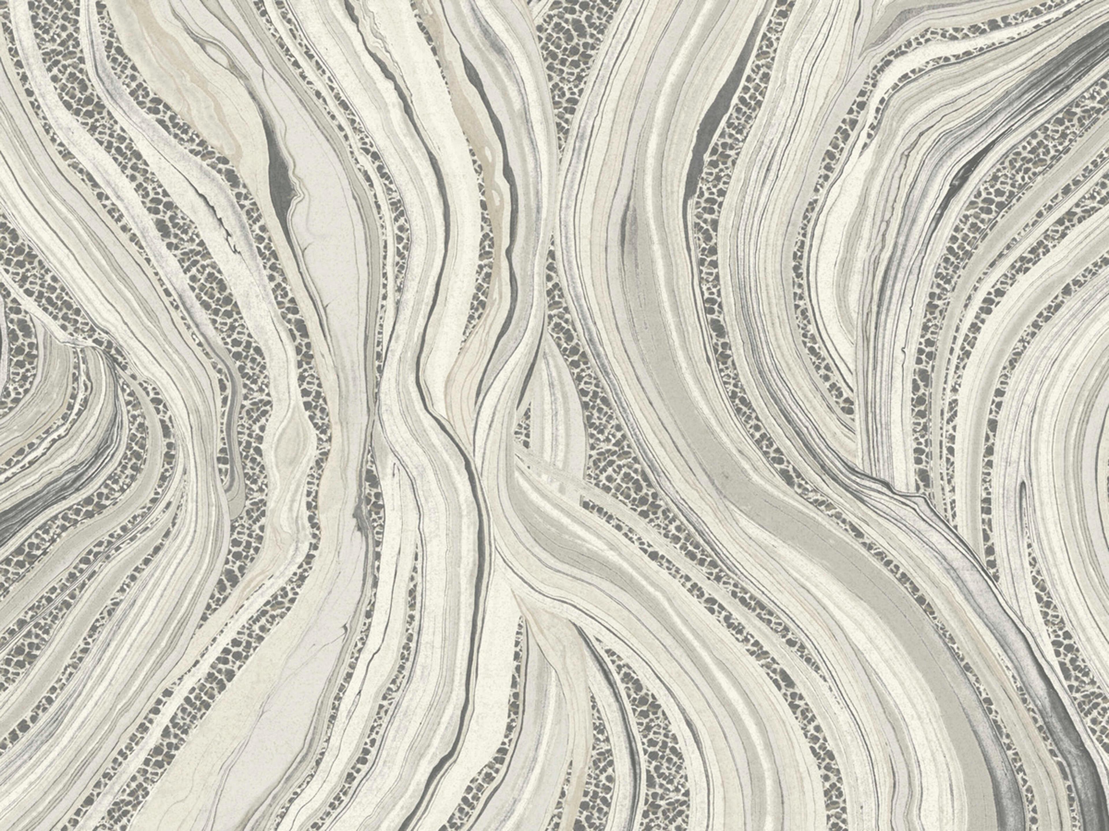 York Wallcoverings Ronald Redding Traveler Grey Streaming Cheetah Wallpaper