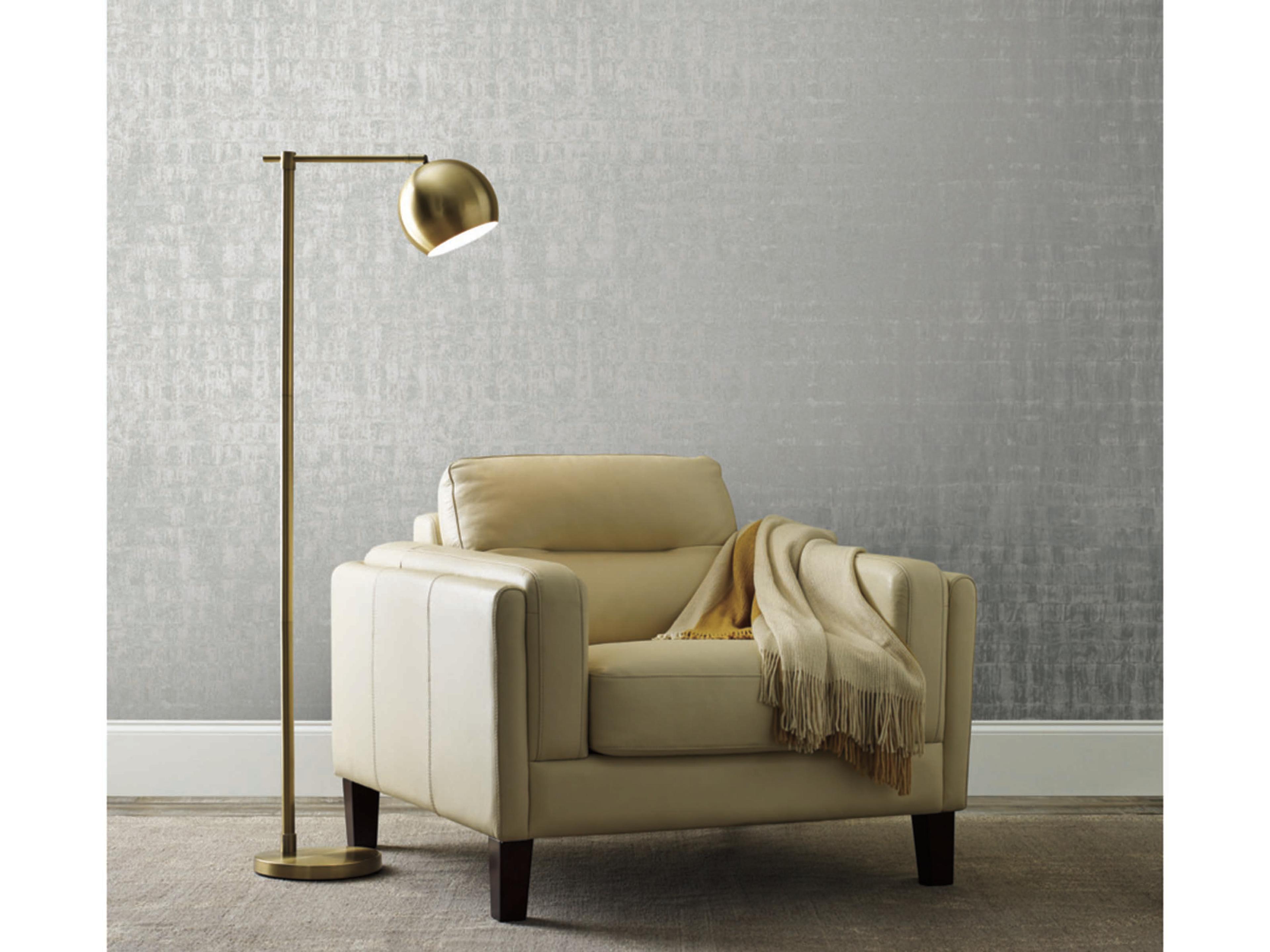 Ronald Redding 24 Karat Silver Liquid Metal Wallpaper