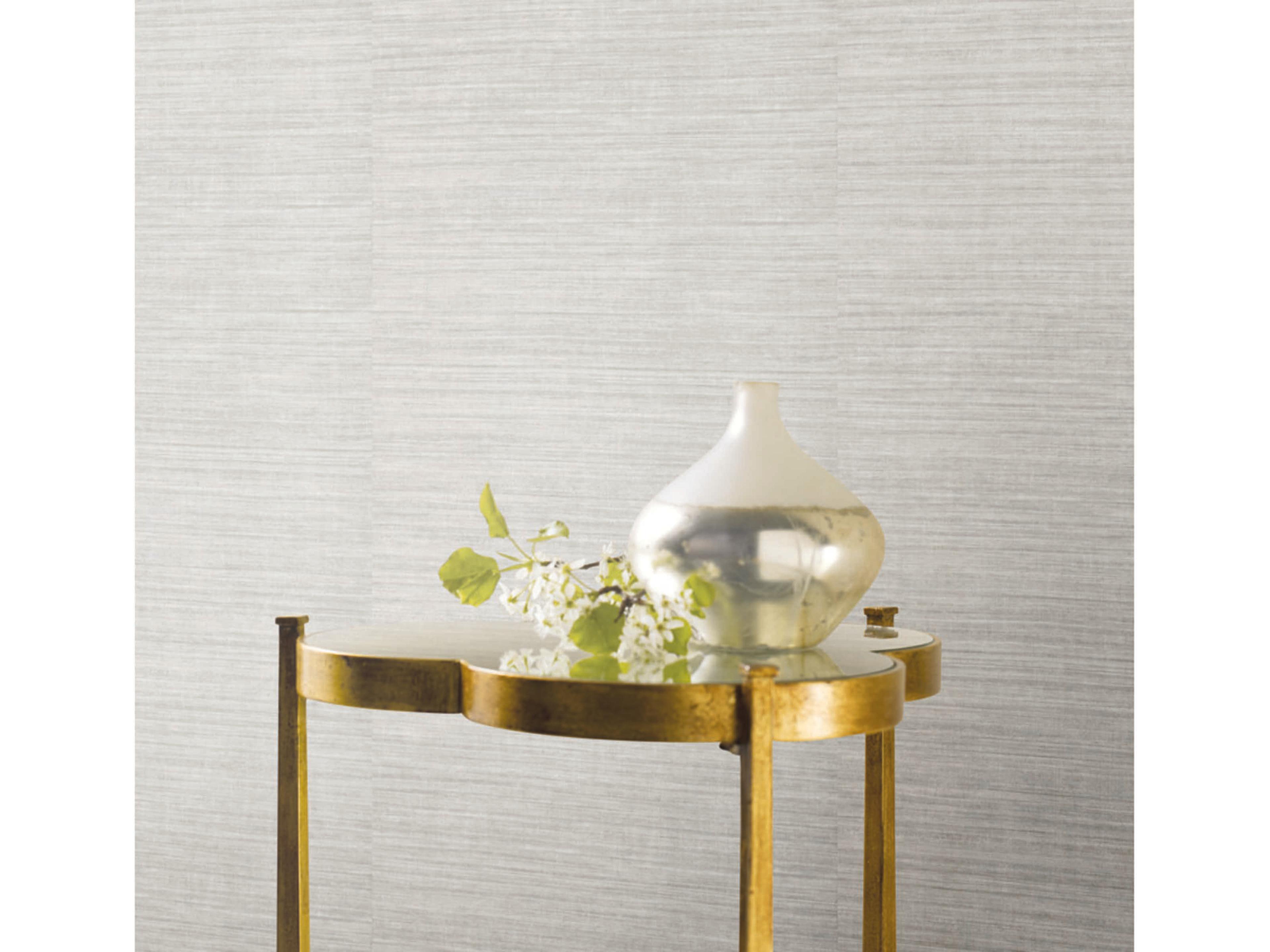 Ronald Redding 24 Karat Beige Silk Elegance Wallpaper